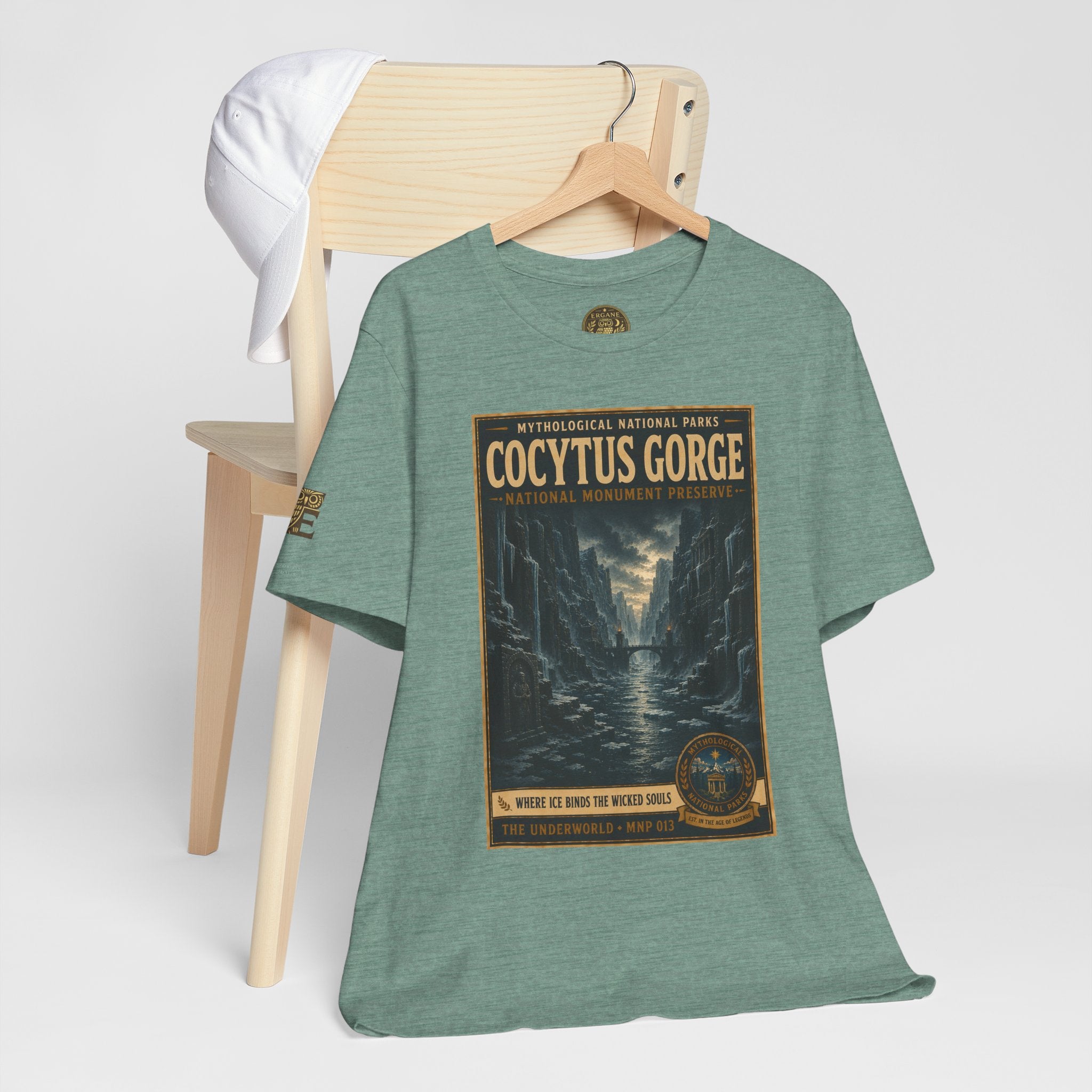Mythological National Parks Collection II- #013-016 -The Underworld | Vintage nature poster Tee | Mythological National Parks graphic shirt