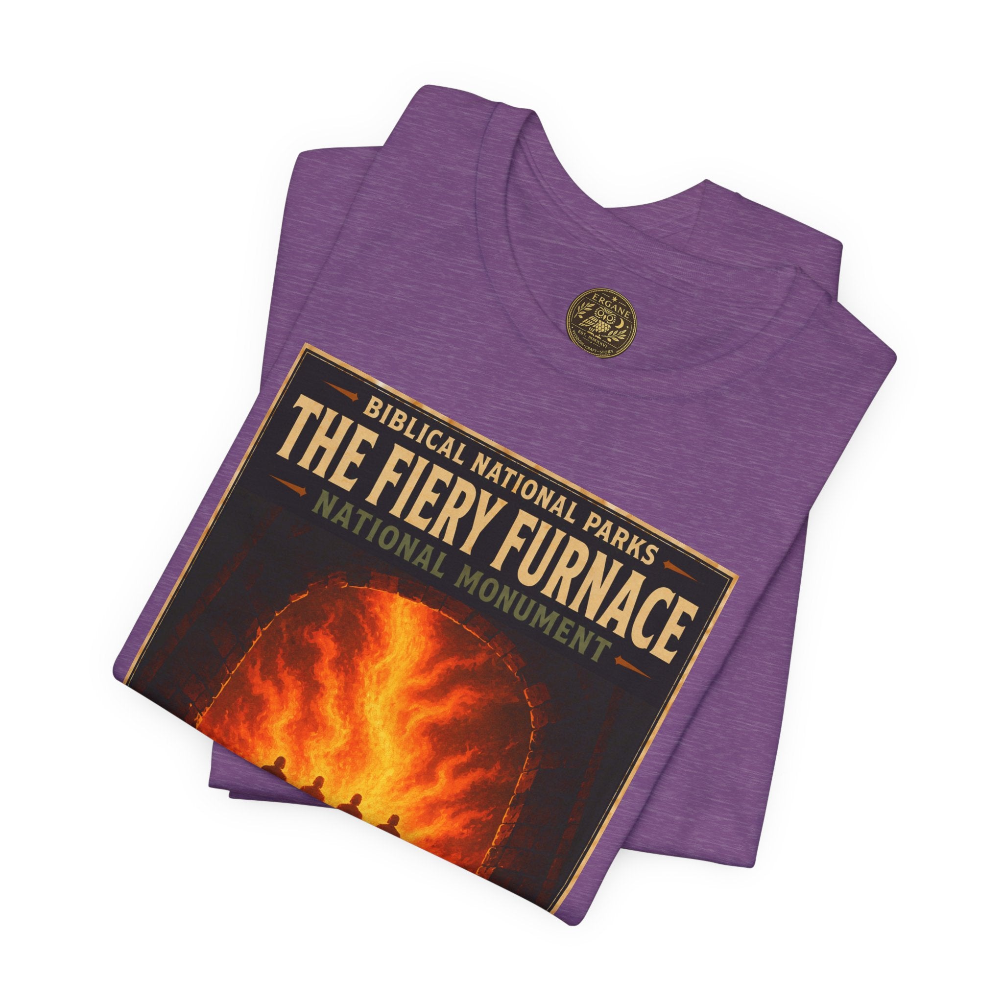 Biblical National Parks Collection V- Prophets & Wonders #028/030 Daniel 3 | Vintage nature poster Tee | Biblical national parks graphic shirt