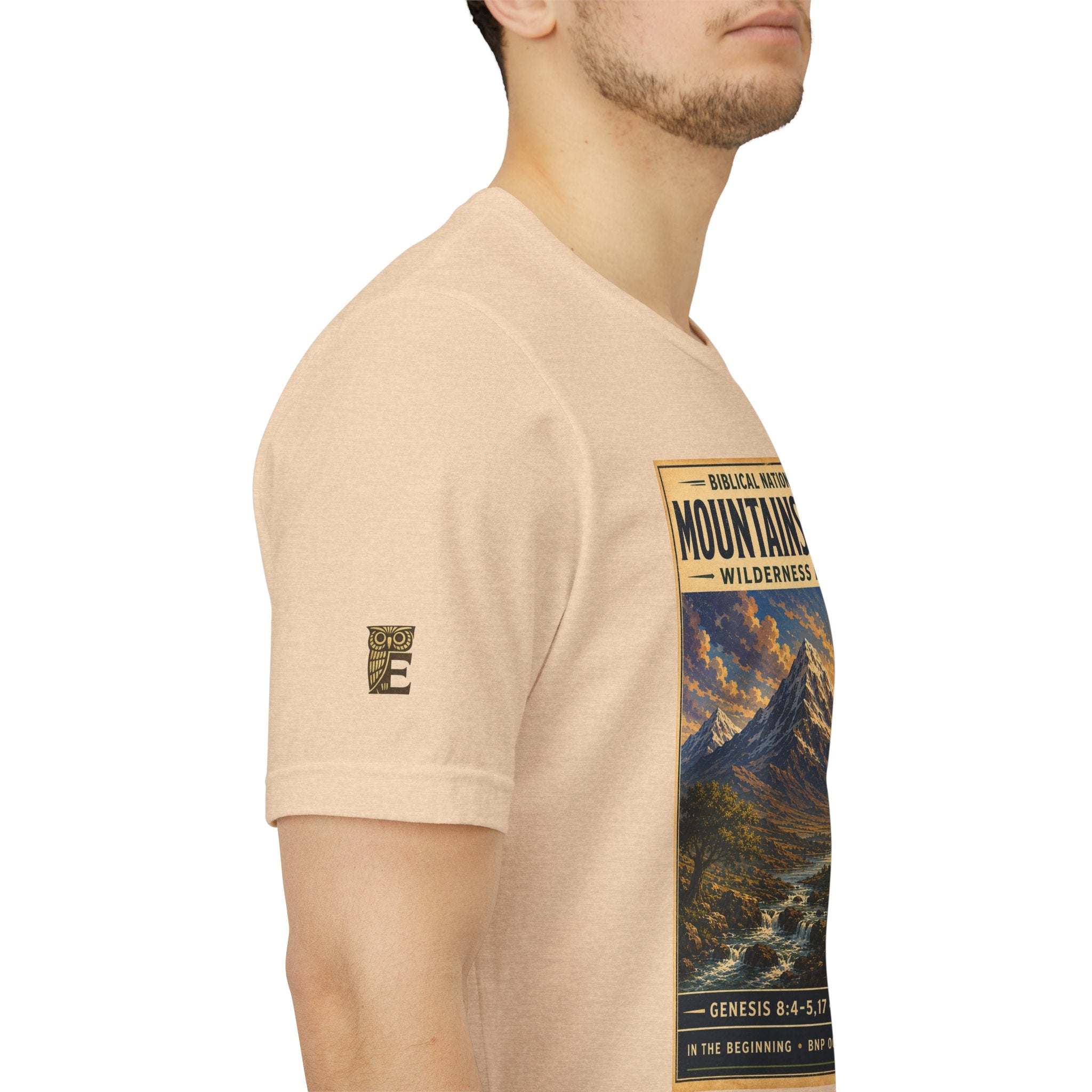 Biblical National Parks Collection I- In The Beginning #004/006 Genesis 8:4-5,17 | Vintage nature poster Tee | Biblical national parks graphic shirt