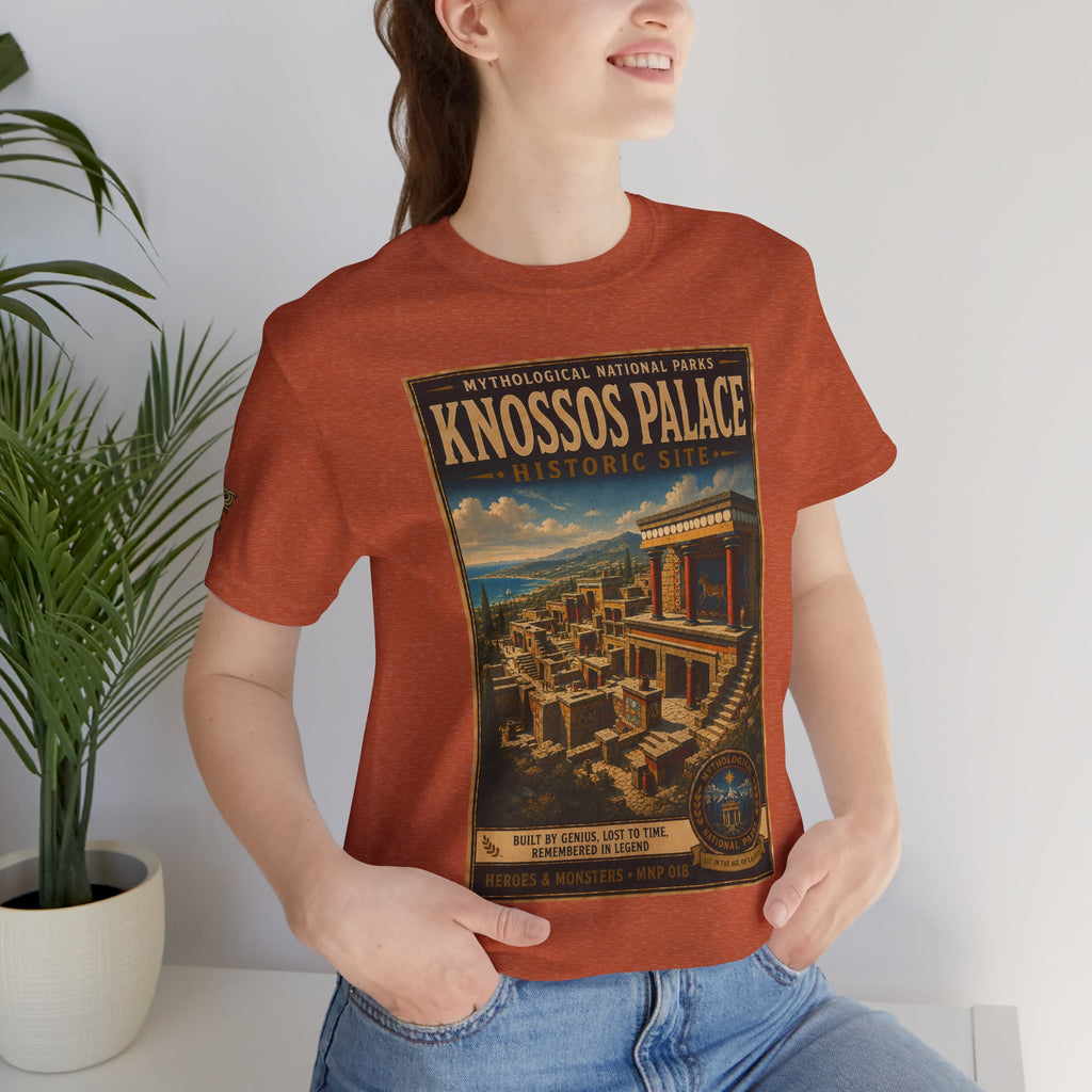 Mythological National Parks Collection III- #018-028 - Heros & Monsters | Vintage nature poster Tee | Mythological National Parks graphic shirt