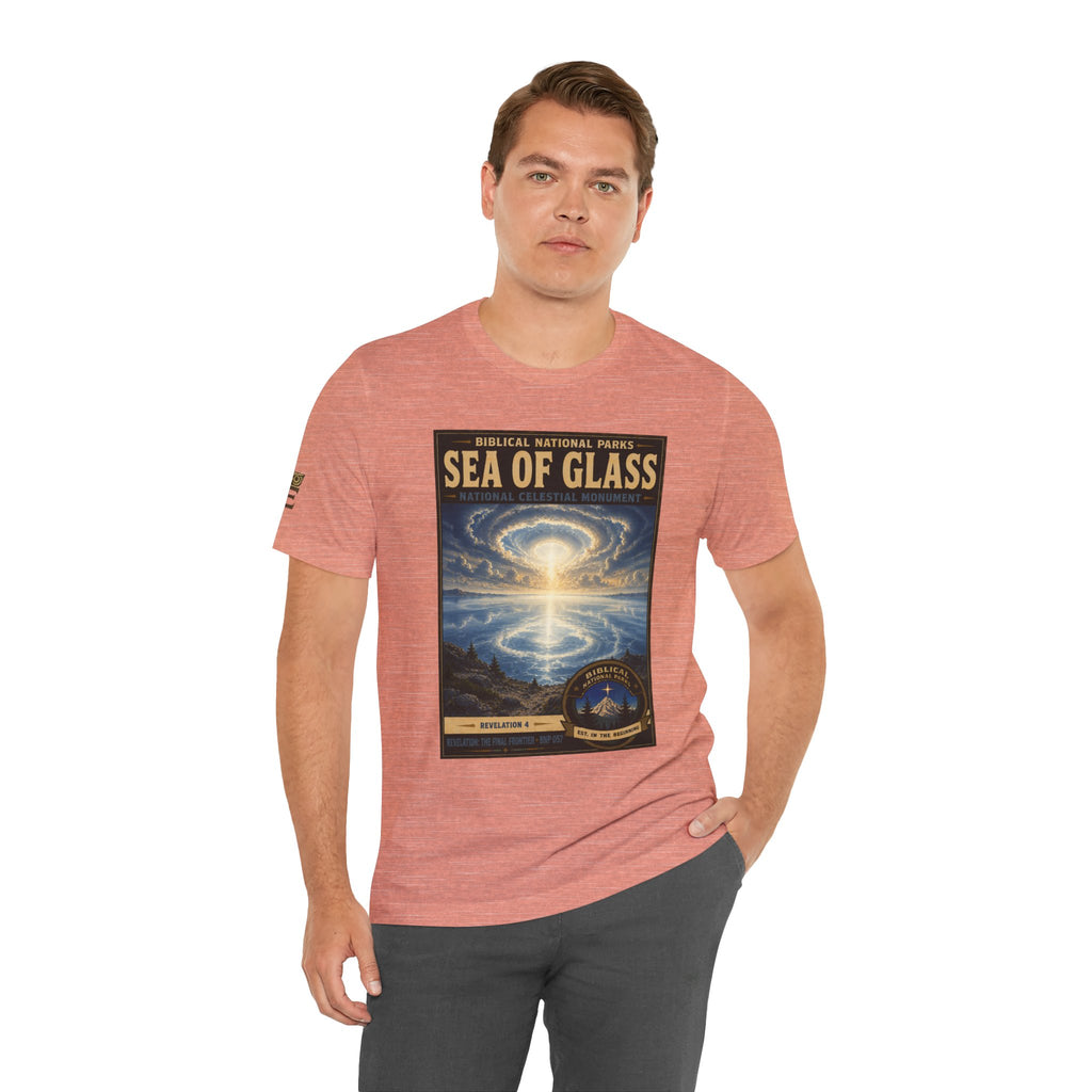 Biblical National Parks Collection X- #057/061 - Revelation: The Final Frontier | Revelation 4 | Vintage nature poster Tee | Biblical national parks graphic shirt