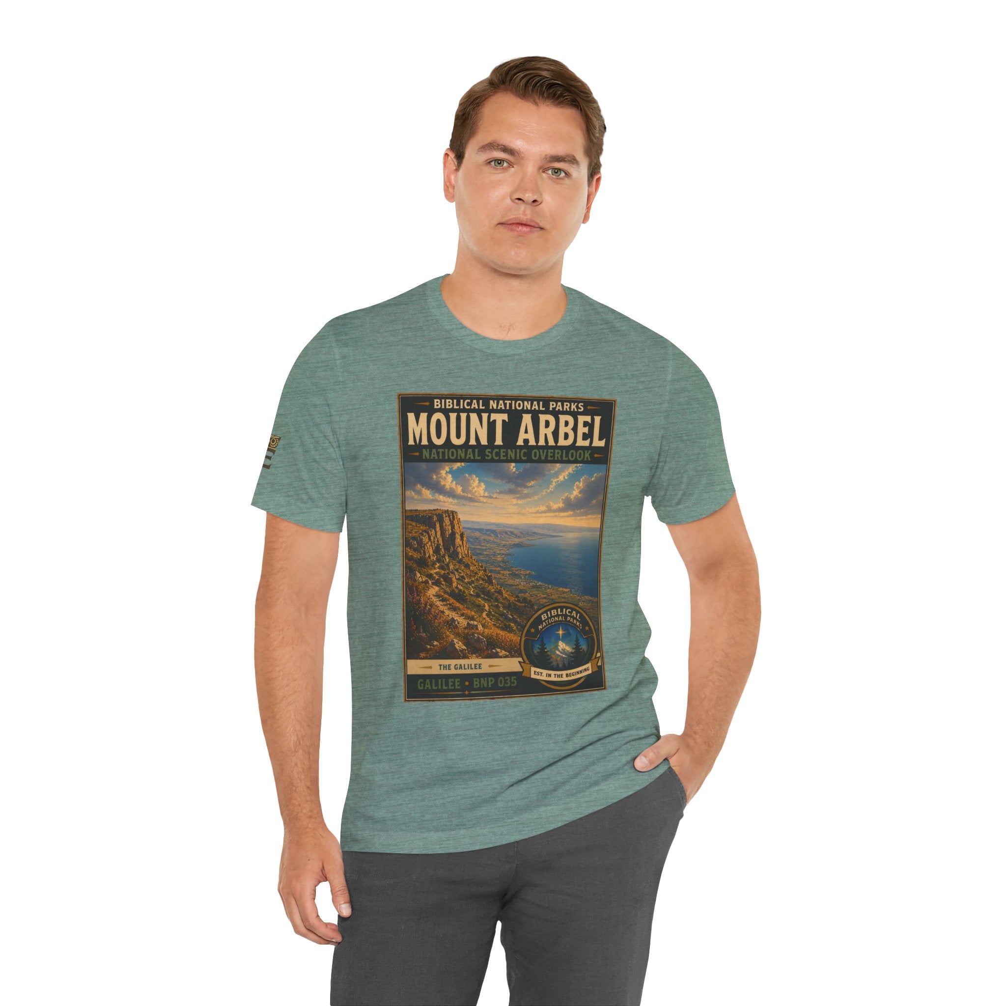 Biblical National Parks Collection VI- Galilee #035/035 The Galilee | Vintage nature poster Tee | Biblical national parks graphic shirt