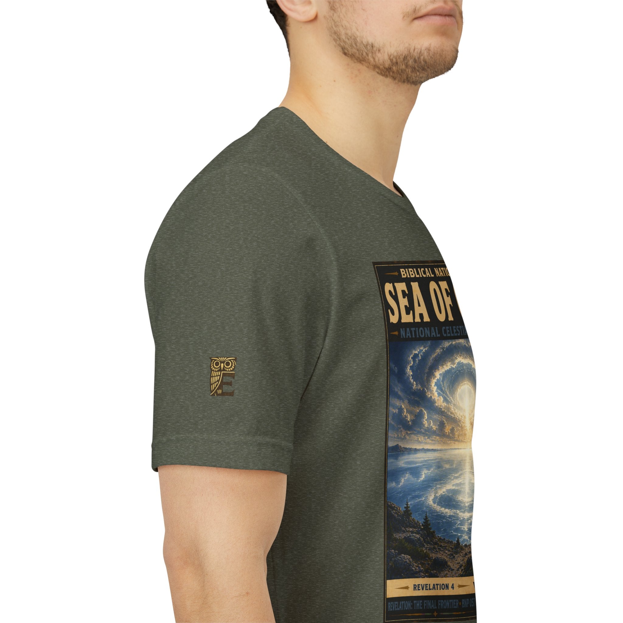 Biblical National Parks Collection X- #057/061 - Revelation: The Final Frontier | Revelation 4 | Vintage nature poster Tee | Biblical national parks graphic shirt