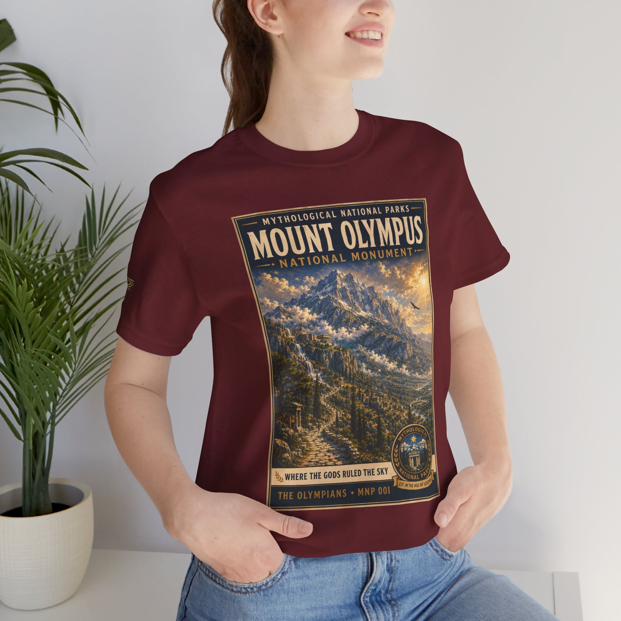 Mythological National Parks Collection I- #001-007- The Olympians  | Vintage nature poster Tee | Mythological National Parks graphic shirt