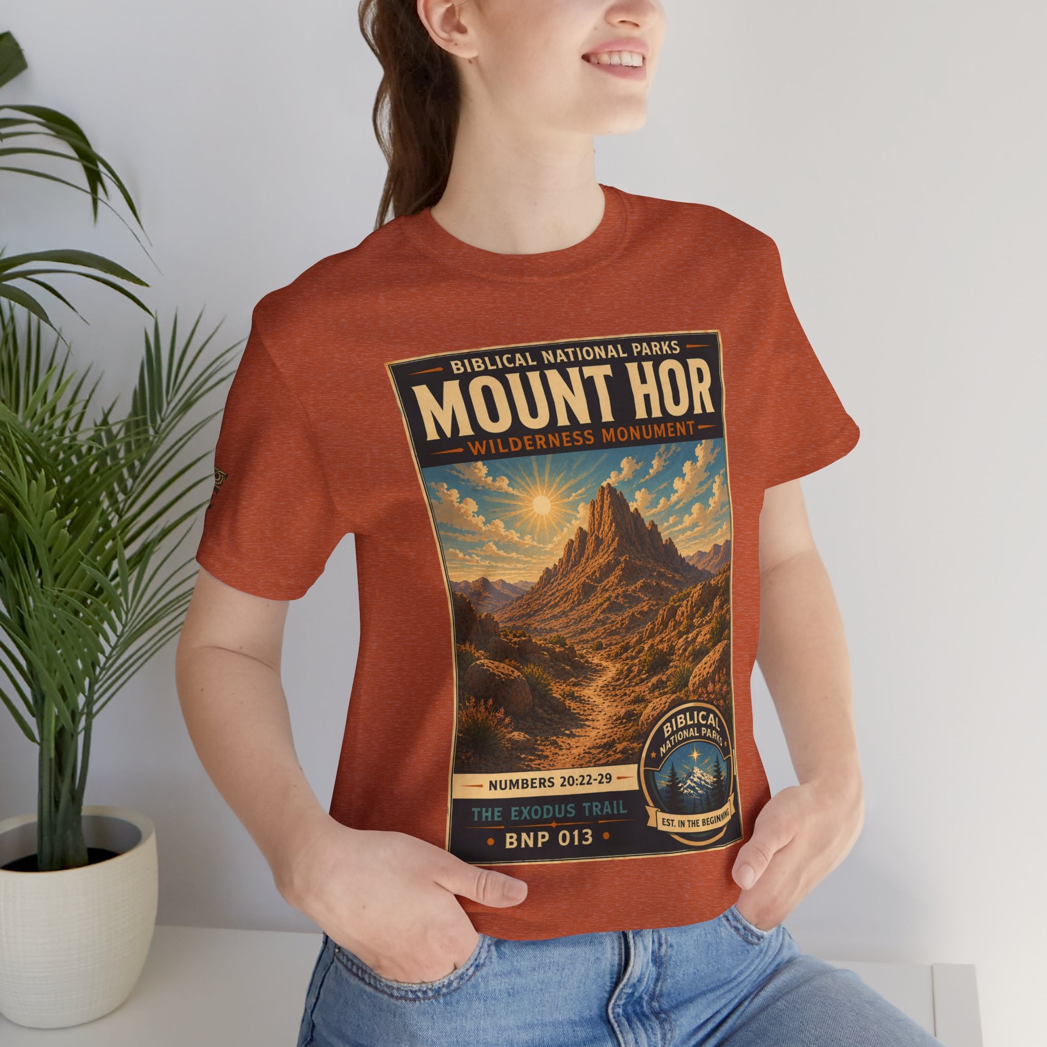 Biblical National Parks Collection II- The Exodus Trail #013/013 Exodus 20: 22-29 | Vintage nature poster Tee | Biblical national parks graphic shirt