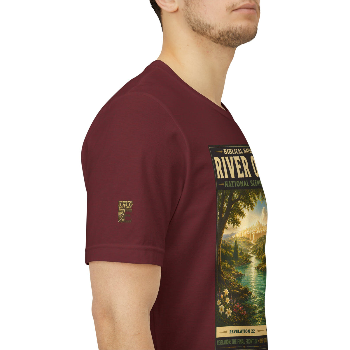 Biblical National Parks Collection X- #061/061 - Revelation: The Final Frontier | Revelation 22 | Vintage nature poster Tee | Biblical national parks graphic shirt 2