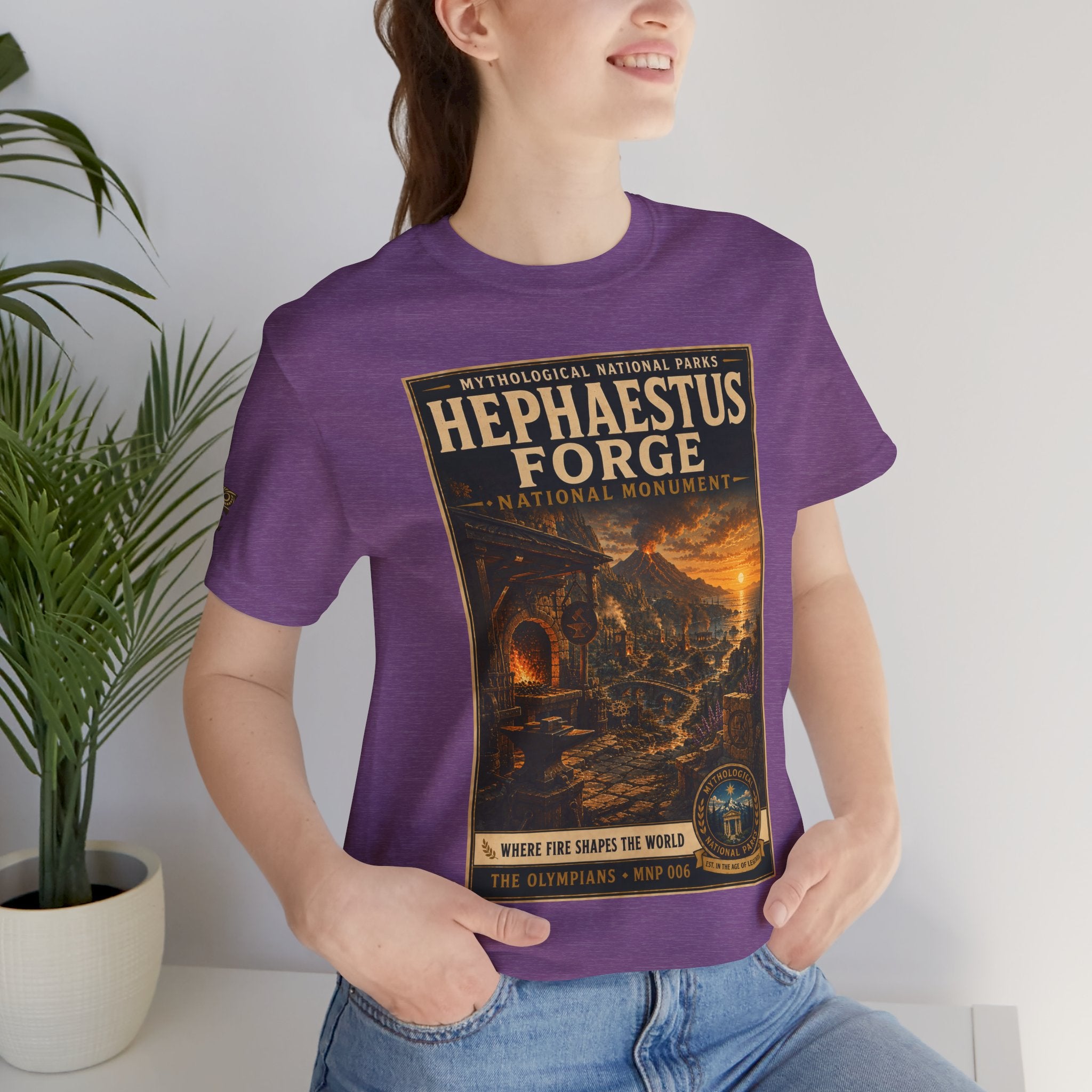 Mythological National Parks Collection I- #006-007 -The Olympians | Vintage nature poster Tee | Mythological National Parks graphic shirt