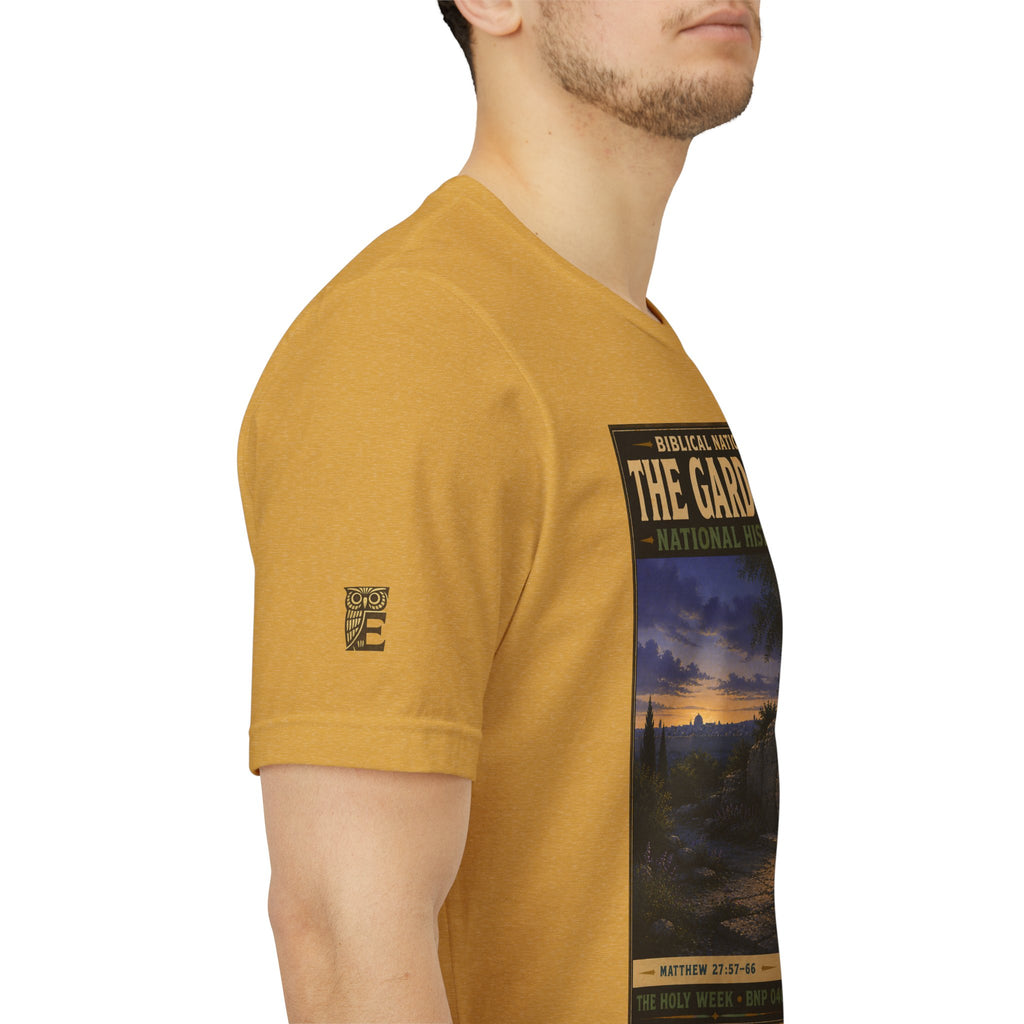 Biblical National Parks Collection VII- The Holy Week #040/041 | Matthew 27: 55-66 | Vintage nature poster Tee | Biblical national parks graphic shirt