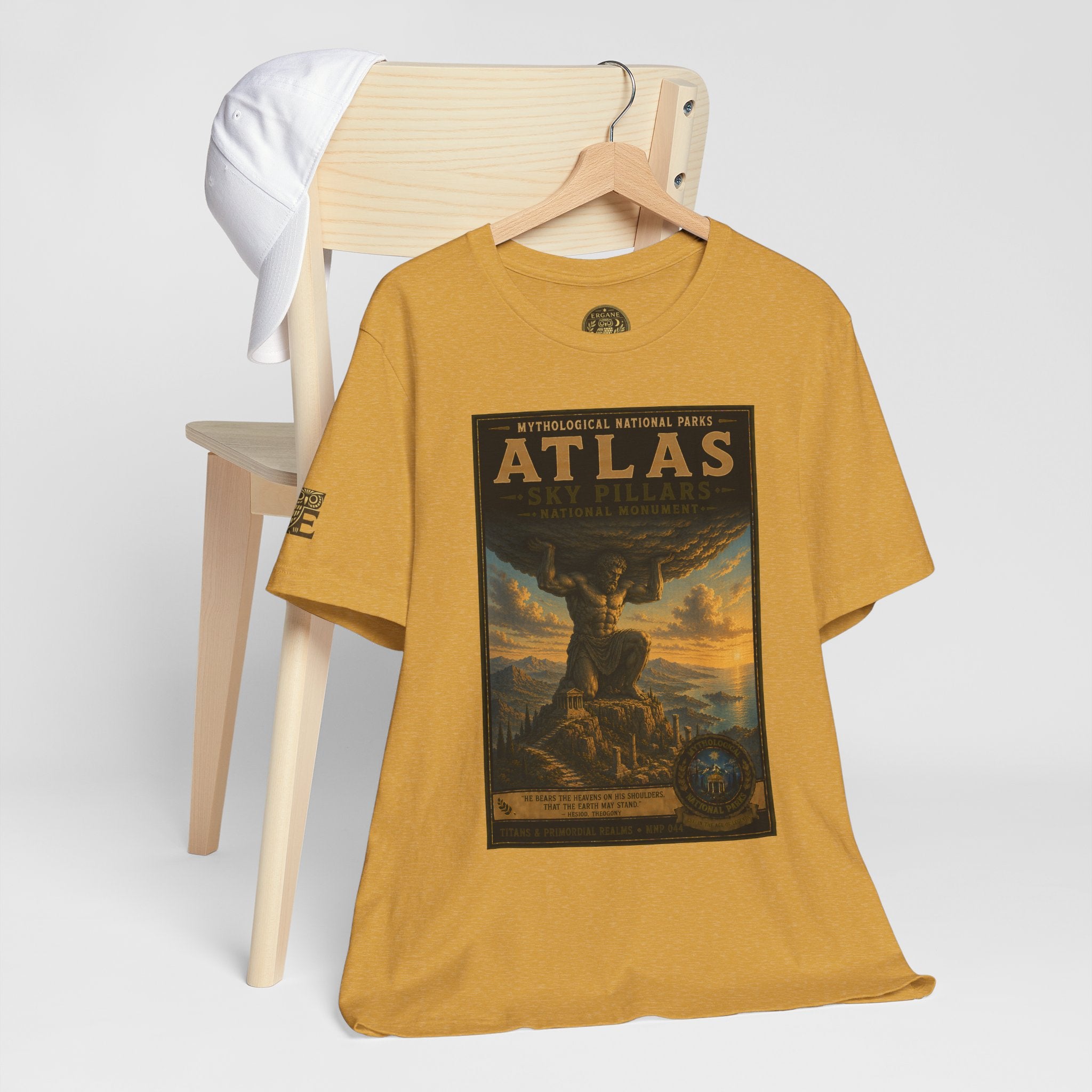 Mythological National Parks COLLECTION V- #044-050 TITANS & PRIMORDIAL REALMS | Vintage nature poster Tee | Mythological National Parks graphic shirt