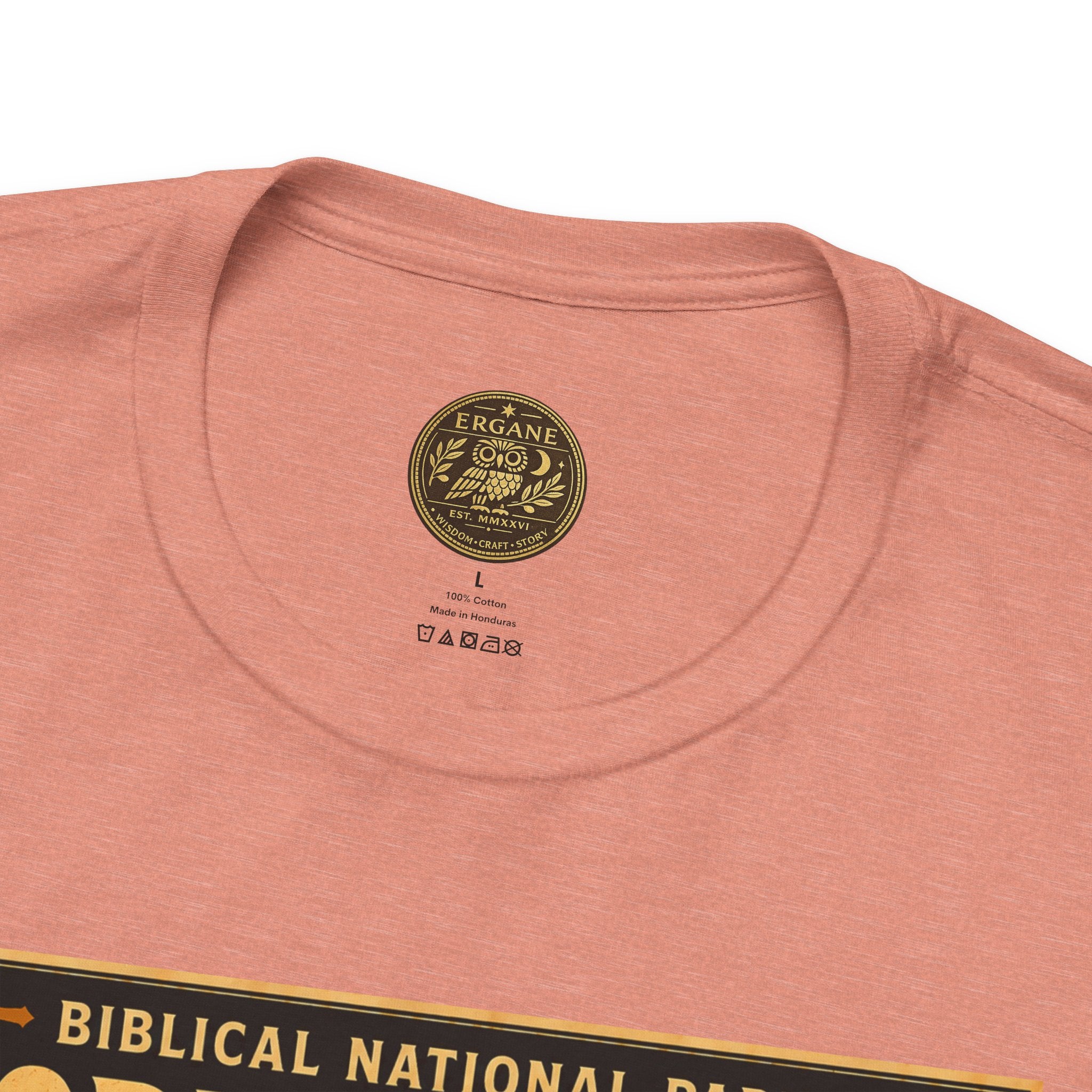 Biblical National Parks Collection III- The Promised Land #015/018 Joshua 3 | Vintage nature poster Tee | Biblical national parks graphic shirt