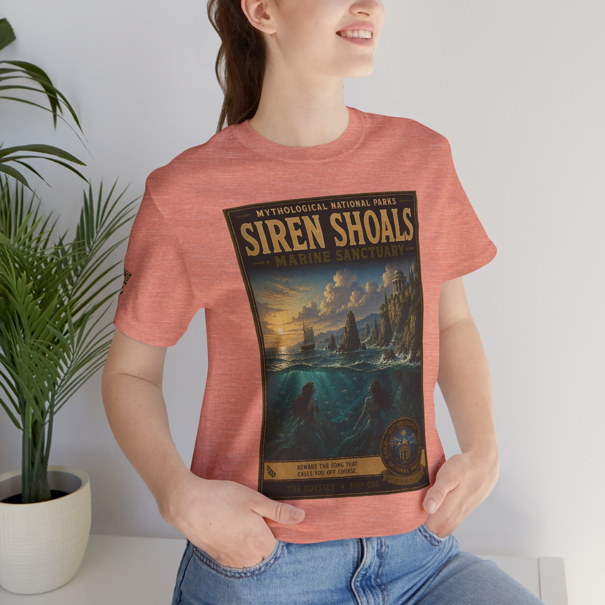 Mythological National Parks Collection IV- #034-038 - THE ODYSSEY | Vintage nature poster Tee | Mythological National Parks graphic shirt