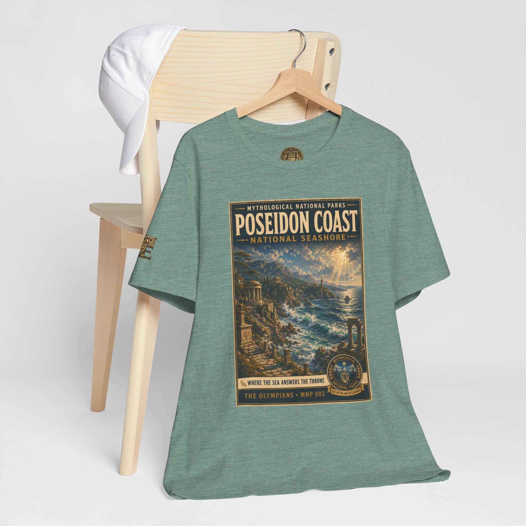 Mythological National Parks Collection I- #003-007 - The Olympians | Vintage nature poster Tee | Mythological National Parks graphic shirt