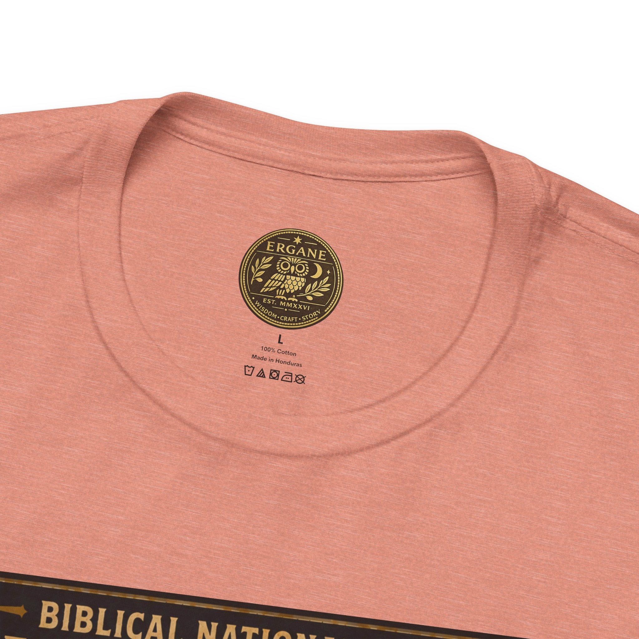 Biblical National Parks Collection V- Prophets & Wonders #030/030 Jonah 1-2 | Vintage nature poster Tee | Biblical national parks graphic shirt