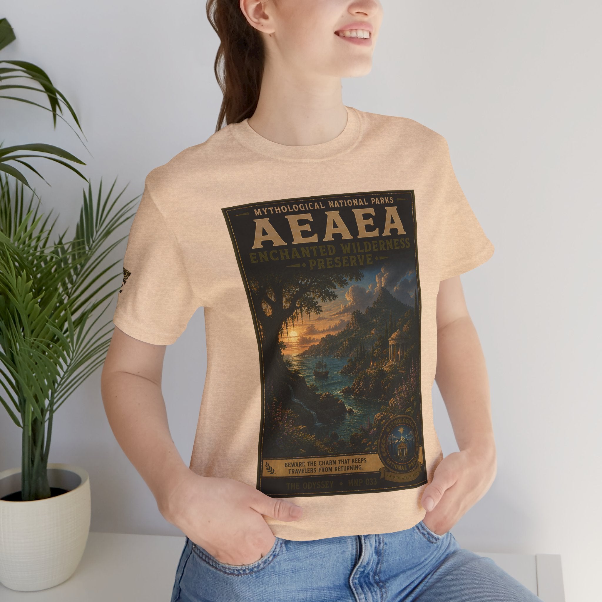 Mythological National Parks Collection IV- #033-038 - THE ODYSSEY | Vintage nature poster Tee | Mythological National Parks graphic shirt