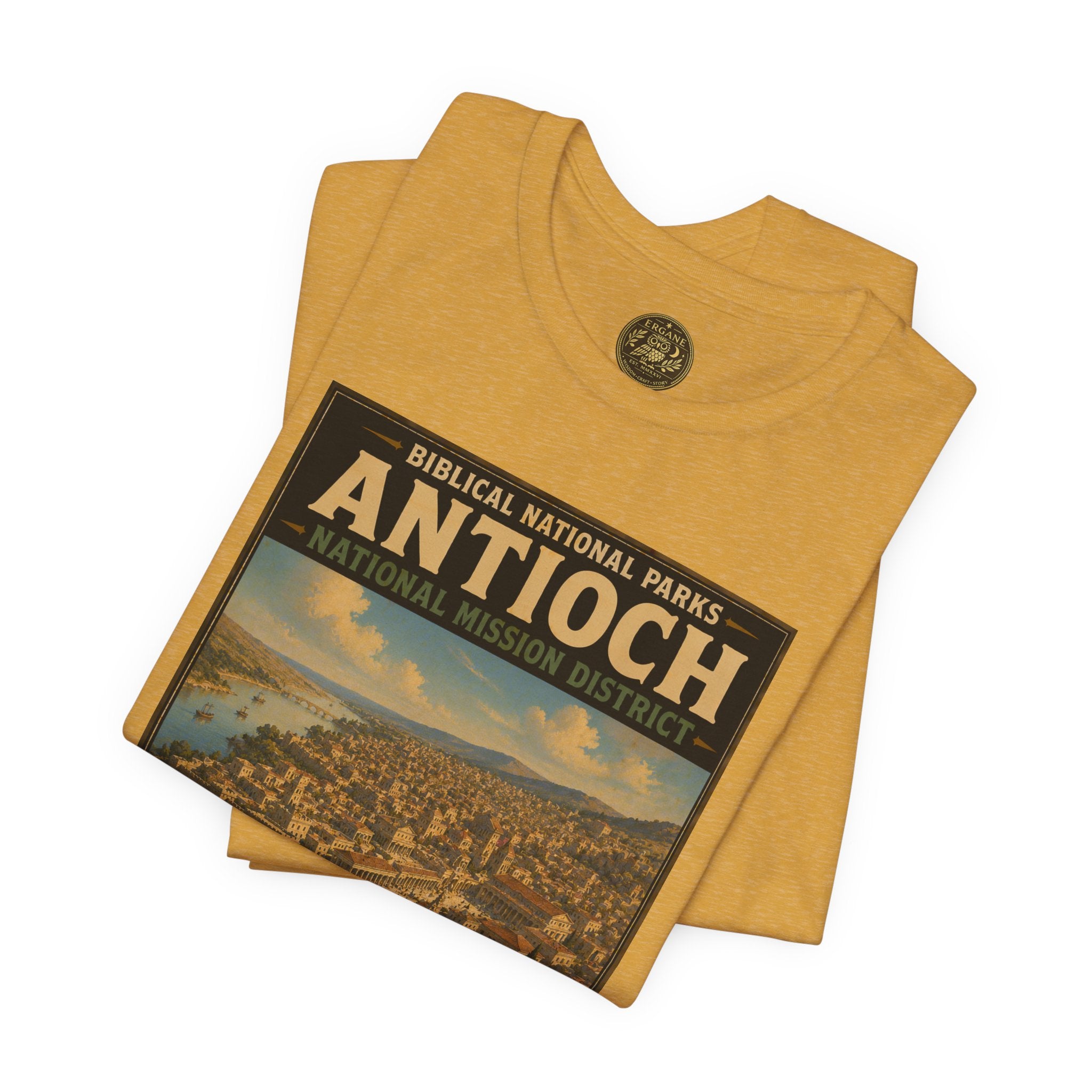 Biblical National Parks Collection VIII- The Apostles' Trails #043/049 | Acts 11-13 | Vintage nature poster Tee | Biblical national parks graphic shirt