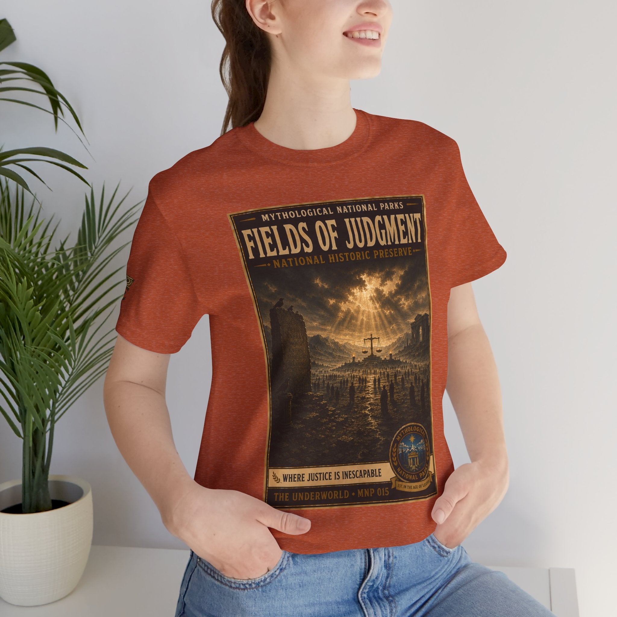 Mythological National Parks Collection II- #015-016 -The Underworld | Vintage nature poster Tee | Mythological National Parks graphic shirt