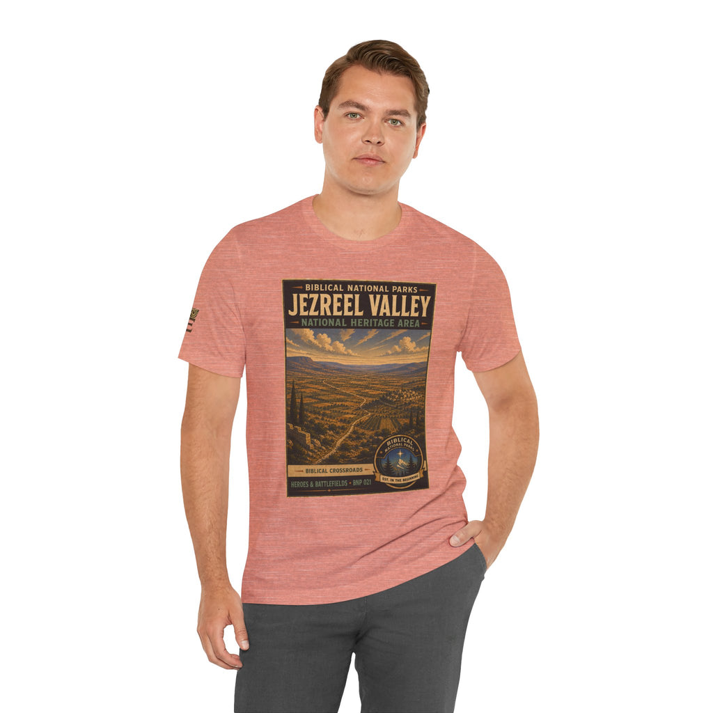 Biblical National Parks Collection IV- Heros & Battlefields #021/023 Biblical Crossroads | Vintage nature poster Tee | Biblical national parks graphic shirt
