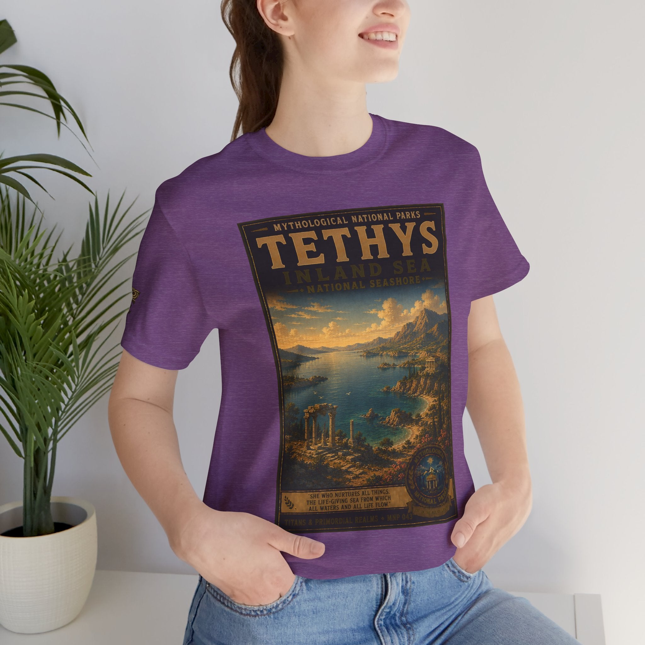 Mythological National Parks COLLECTION V- #043-050 TITANS & PRIMORDIAL REALMS | Vintage nature poster Tee | Mythological National Parks graphic shirt