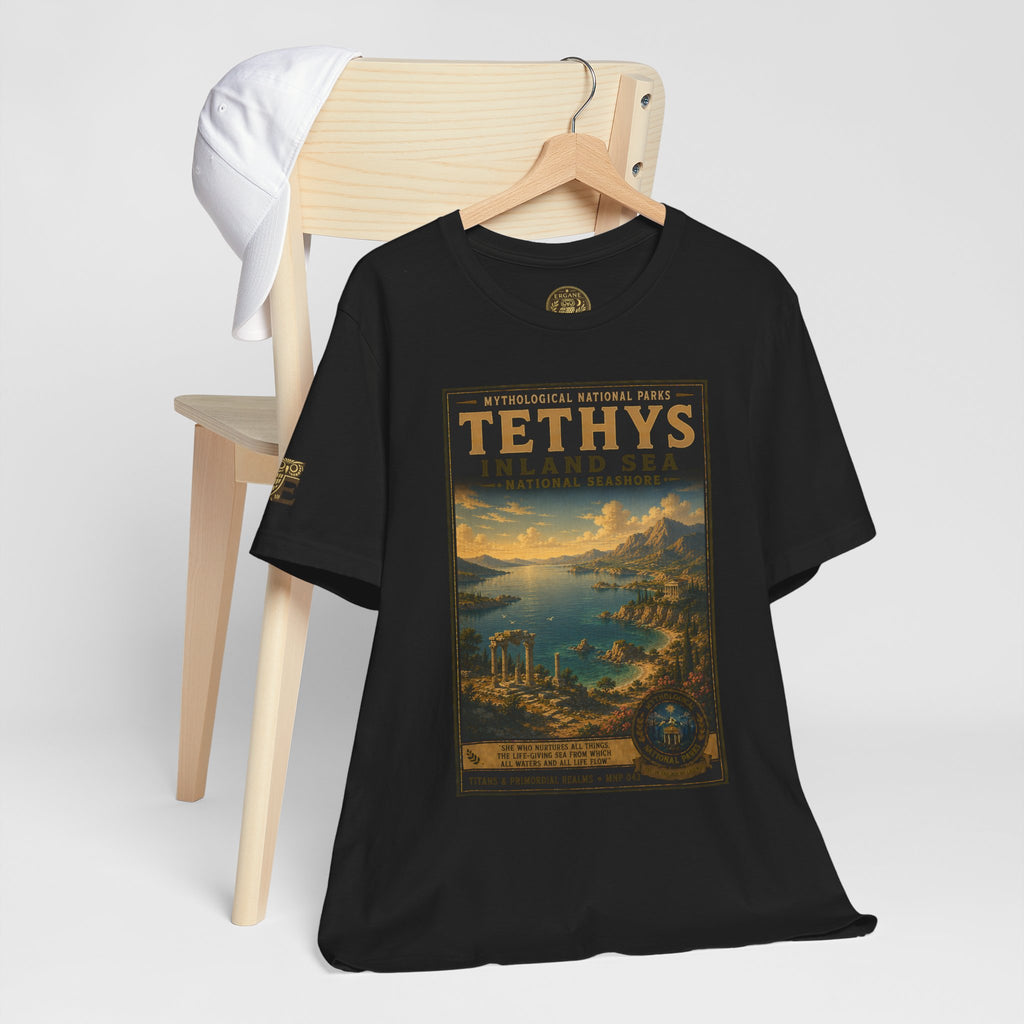Mythological National Parks COLLECTION V- #043-050 TITANS & PRIMORDIAL REALMS | Vintage nature poster Tee | Mythological National Parks graphic shirt