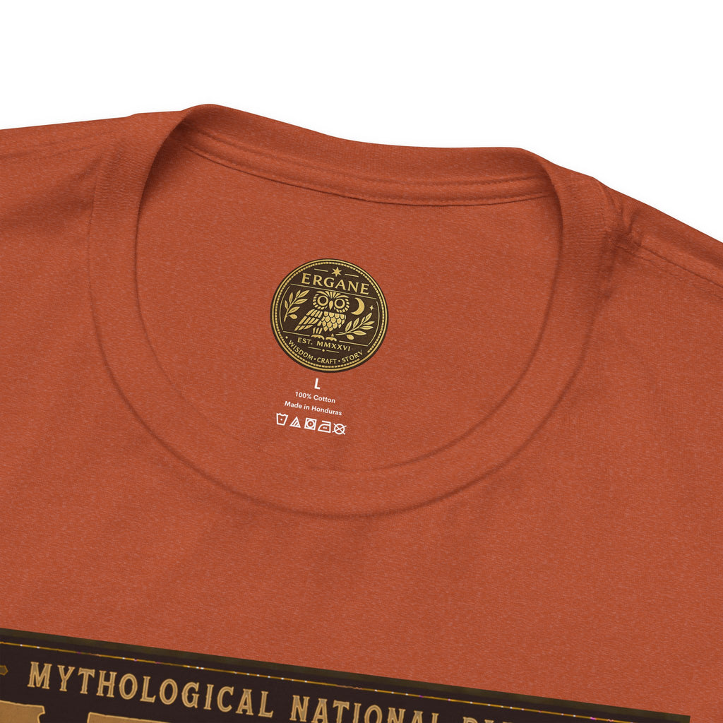 Mythological National Parks COLLECTION V- #044-050 TITANS & PRIMORDIAL REALMS | Vintage nature poster Tee | Mythological National Parks graphic shirt