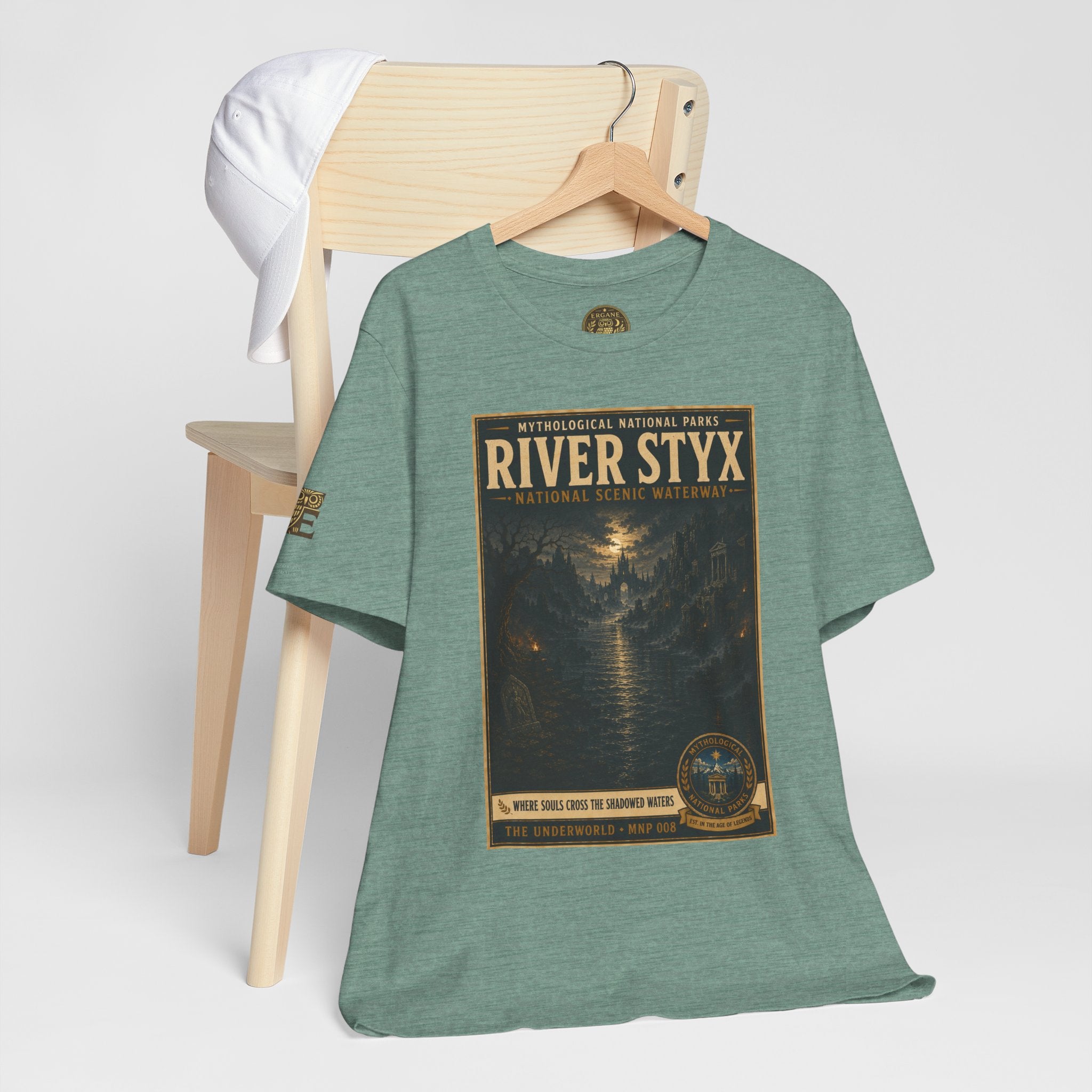 Mythological National Parks Collection II- #008-016 -The Underworld | Vintage nature poster Tee | Mythological National Parks graphic shirt