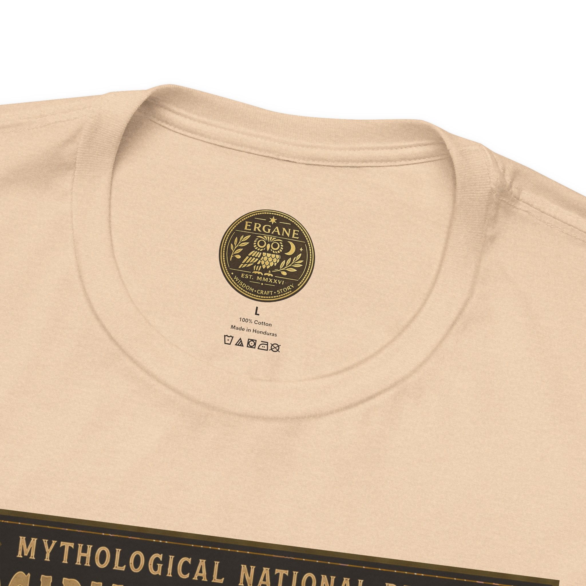 Mythological National Parks Collection III- #024-028 - Heros & Monsters | Vintage nature poster Tee | Mythological National Parks graphic shirt