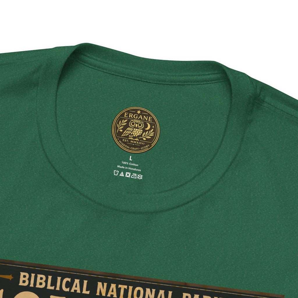 Biblical National Parks Collection VII- The Holy Week #039/041 | Matthew 27 - John 19 | Vintage nature poster Tee | Biblical national parks graphic shirt