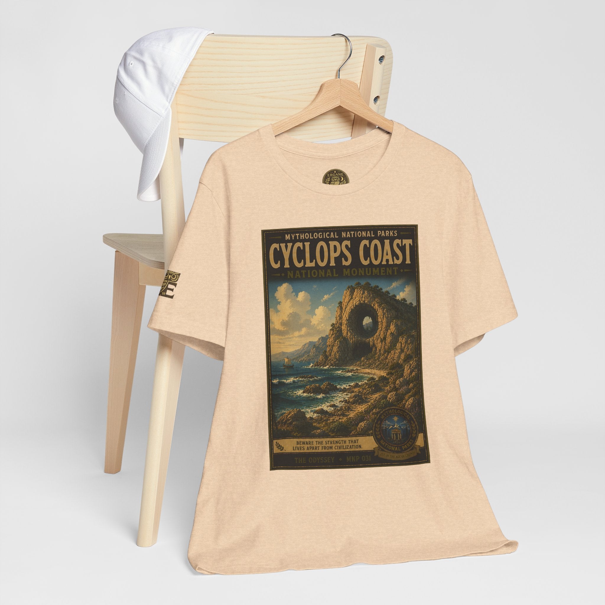 Mythological National Parks Collection IV- #031-038 - THE ODYSSEY | Vintage nature poster Tee | Mythological National Parks graphic shirt