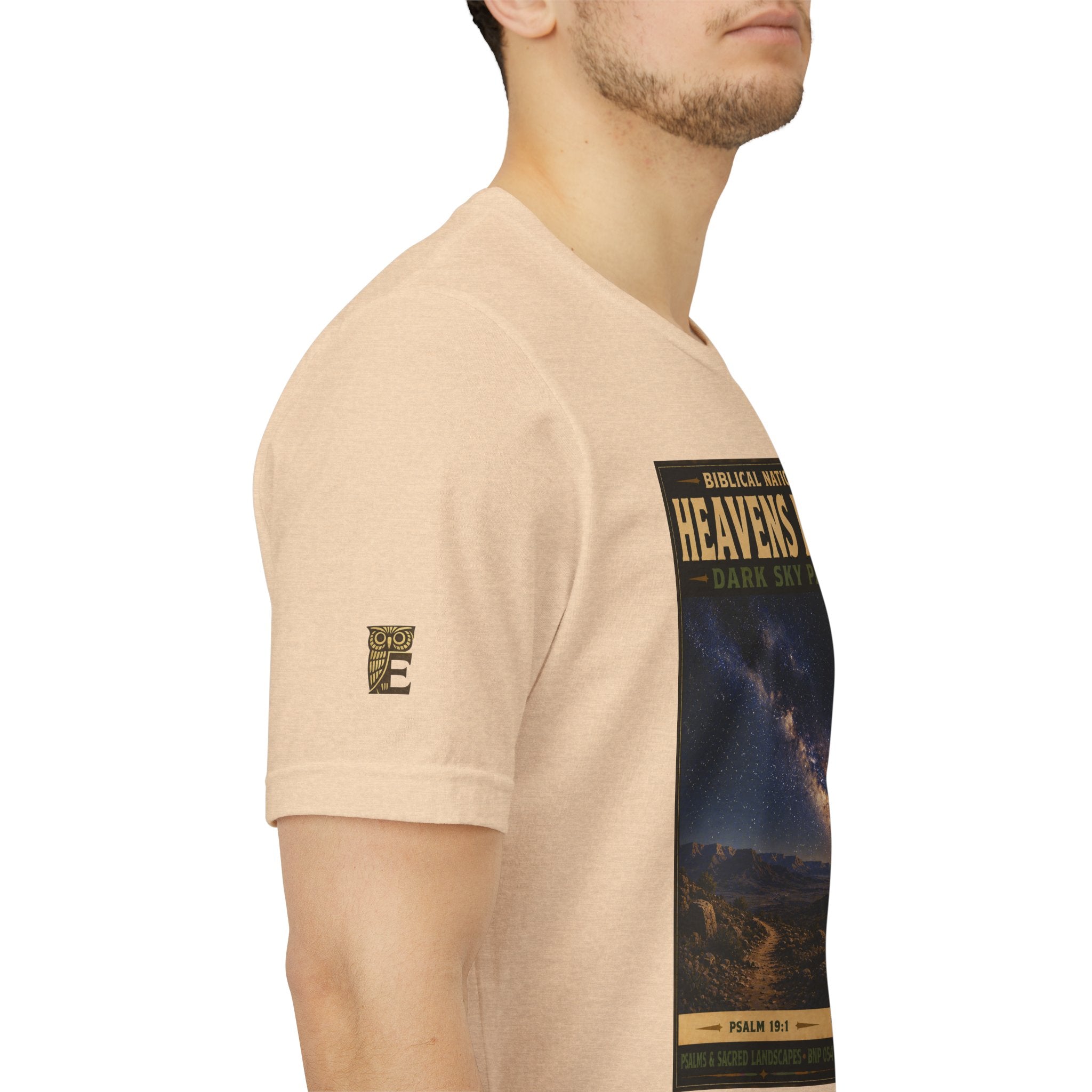 Biblical National Parks Collection IX- #054/054 -Psalms & Sacred Landscapes | Psalm 19:1 | Vintage nature poster Tee | Biblical national parks graphic shirt