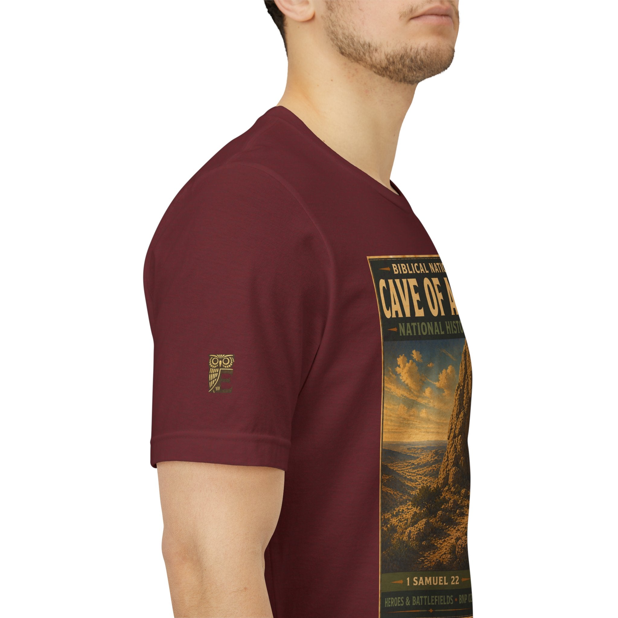 Biblical National Parks Collection IV- Heros & Battlefields #023/023 1 Samuel 22 | Vintage nature poster Tee | Biblical national parks graphic shirt