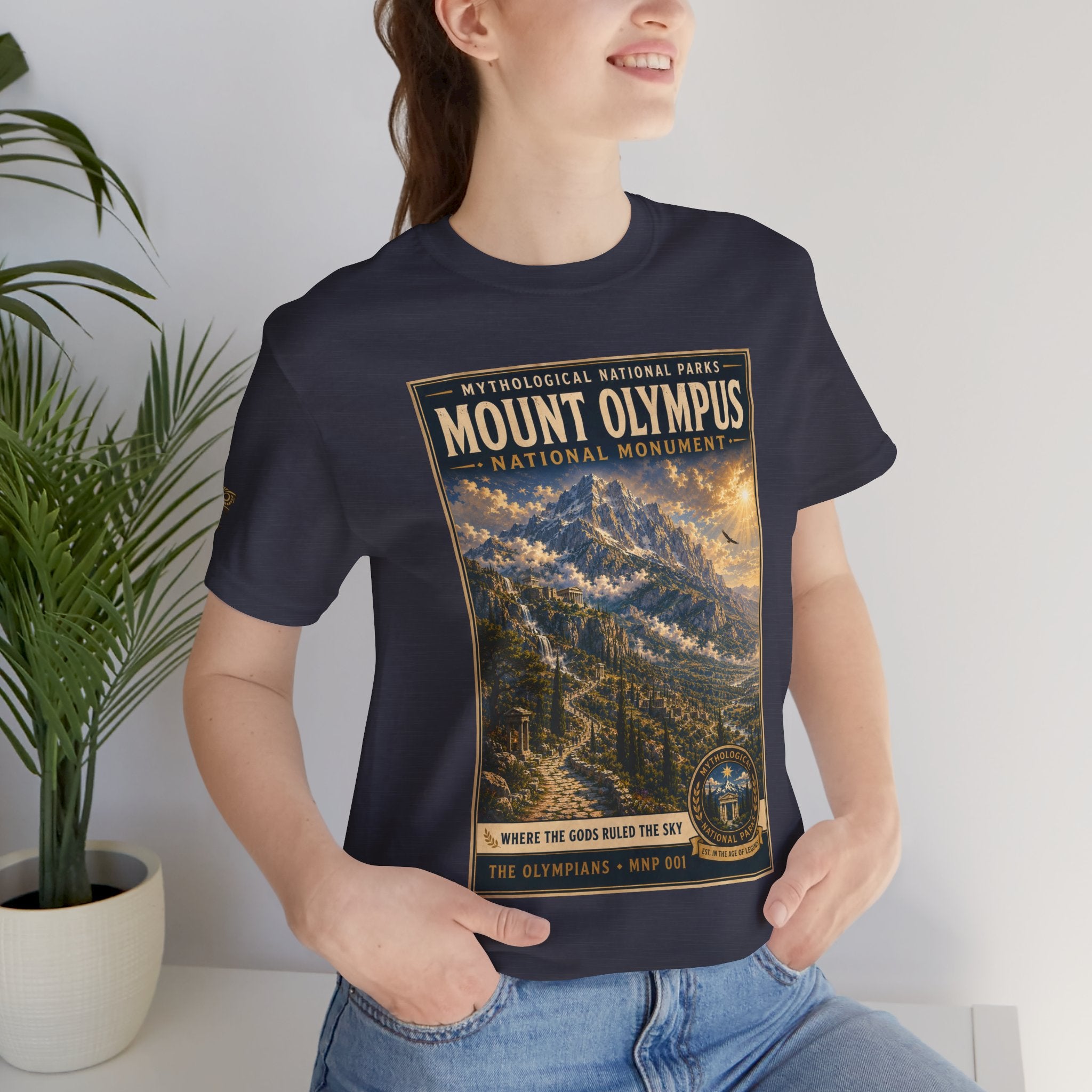 Mythological National Parks Collection I- #001-007- The Olympians  | Vintage nature poster Tee | Mythological National Parks graphic shirt