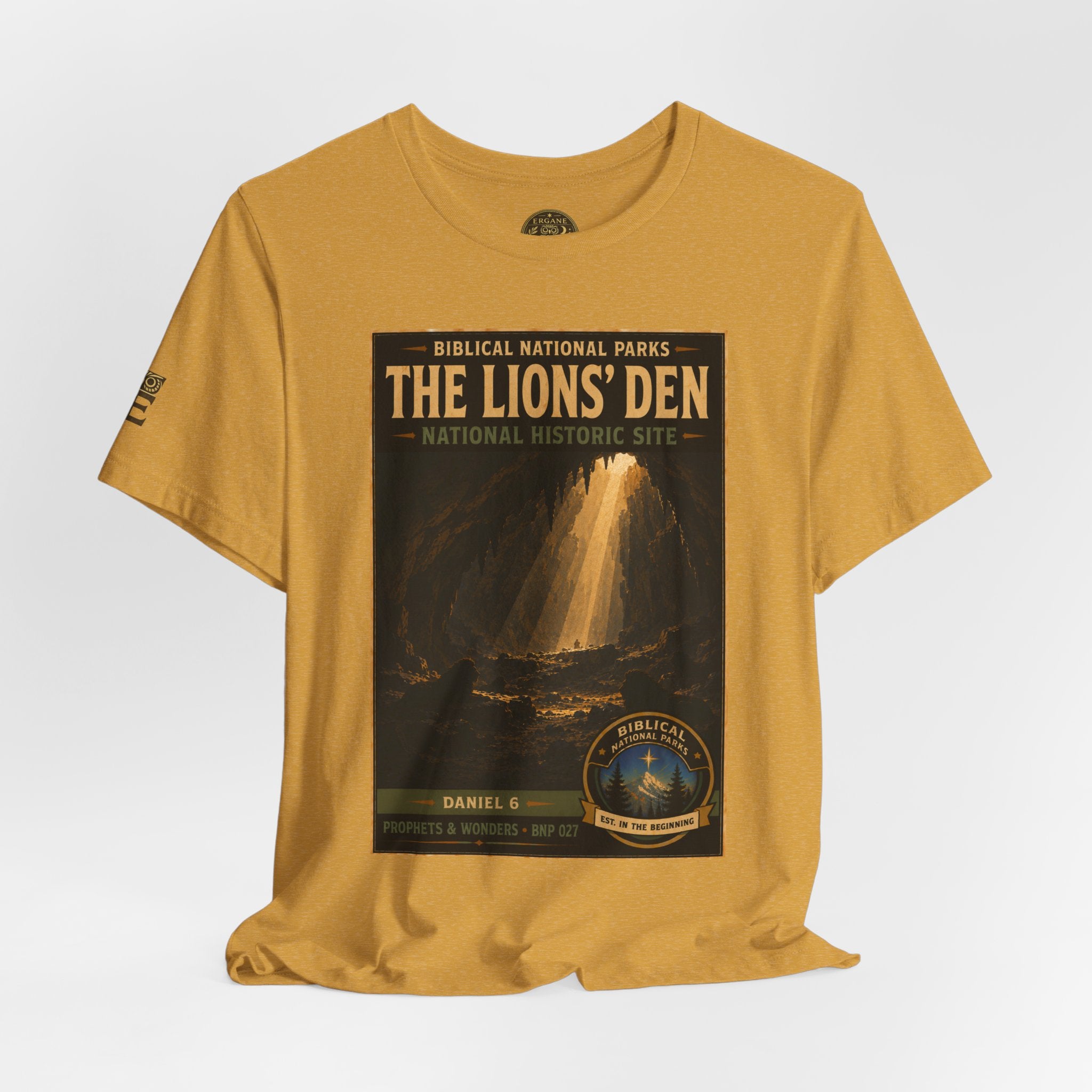 Biblical National Parks Collection V- Prophets & Wonders #027/030 Daniel 6 | Vintage nature poster Tee | Biblical national parks graphic shirt