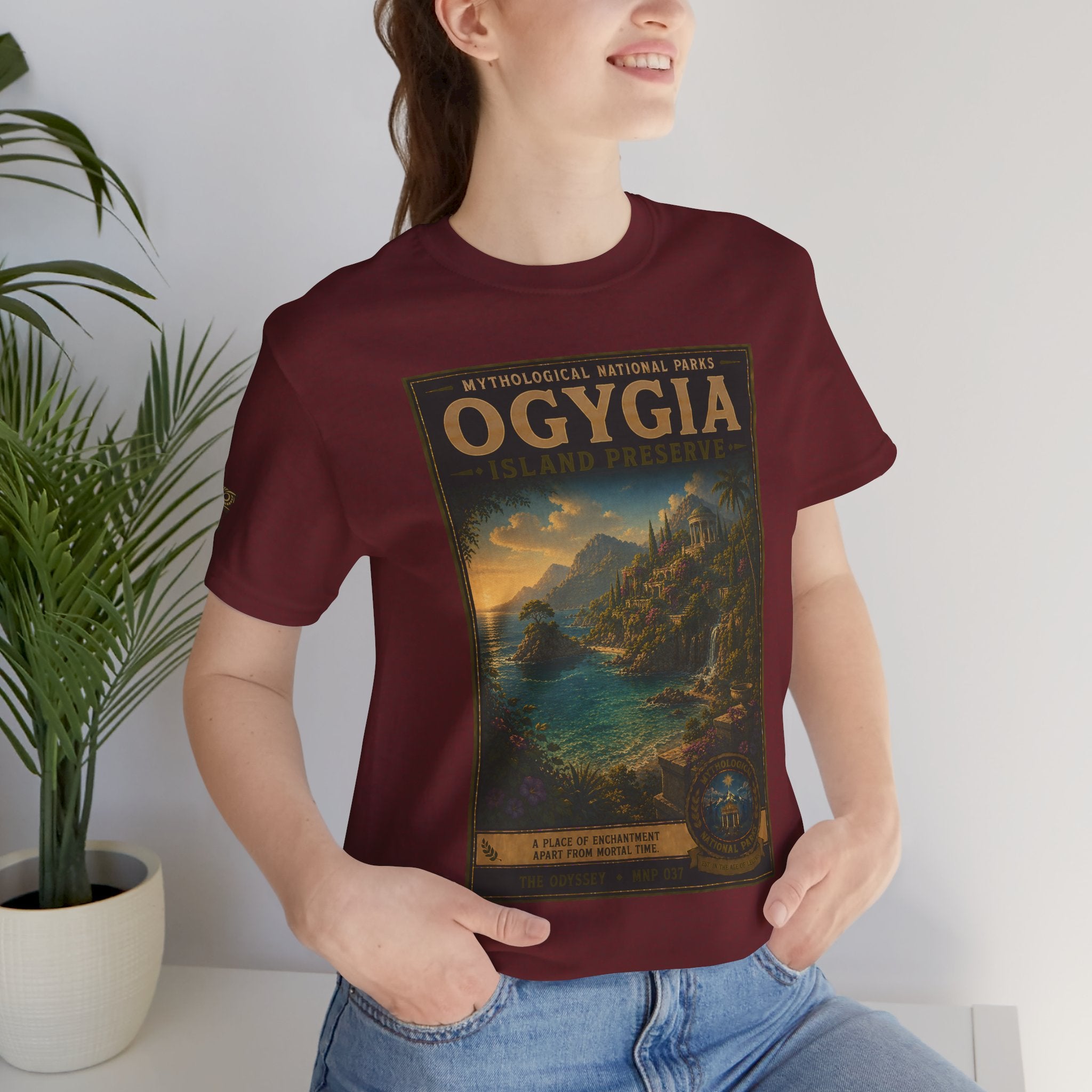 Mythological National Parks Collection IV- #037-038 - THE ODYSSEY | Vintage nature poster Tee | Mythological National Parks graphic shirt