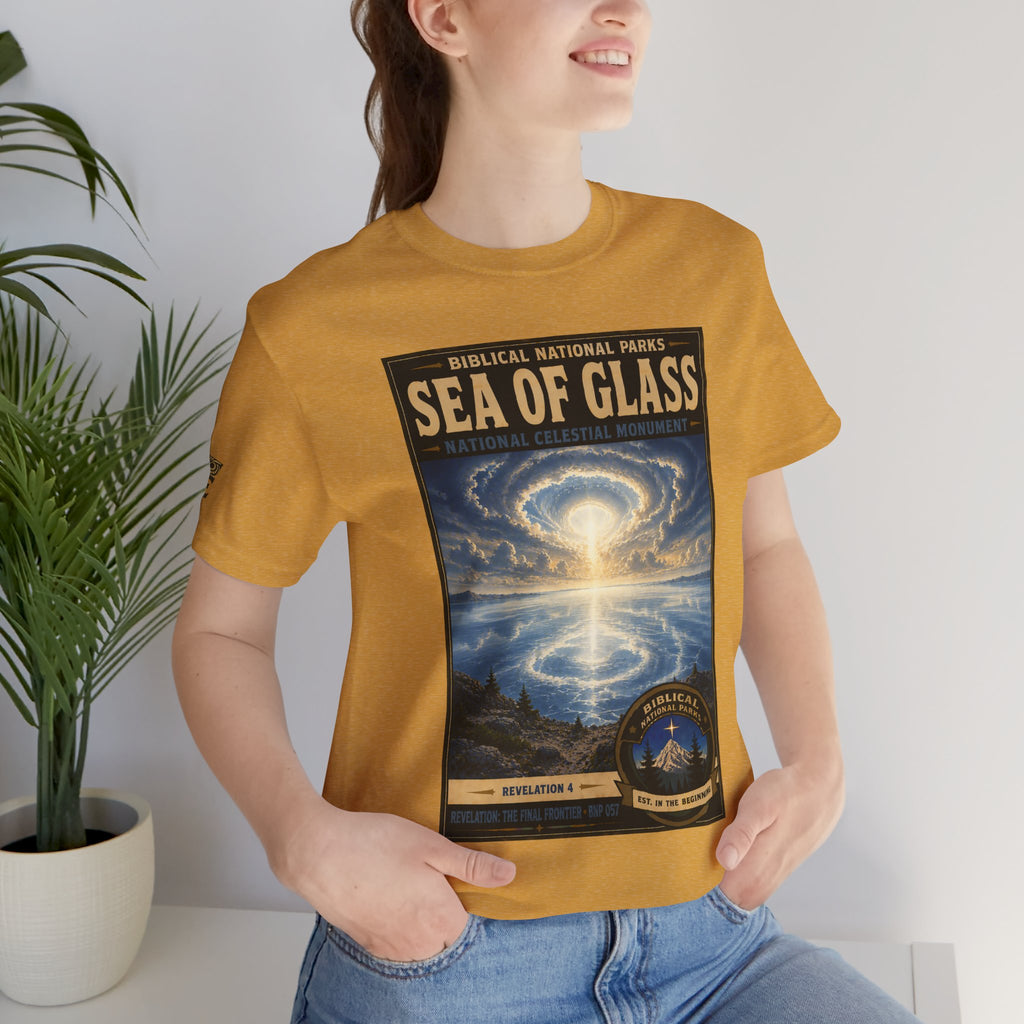 Biblical National Parks Collection X- #057/061 - Revelation: The Final Frontier | Revelation 4 | Vintage nature poster Tee | Biblical national parks graphic shirt