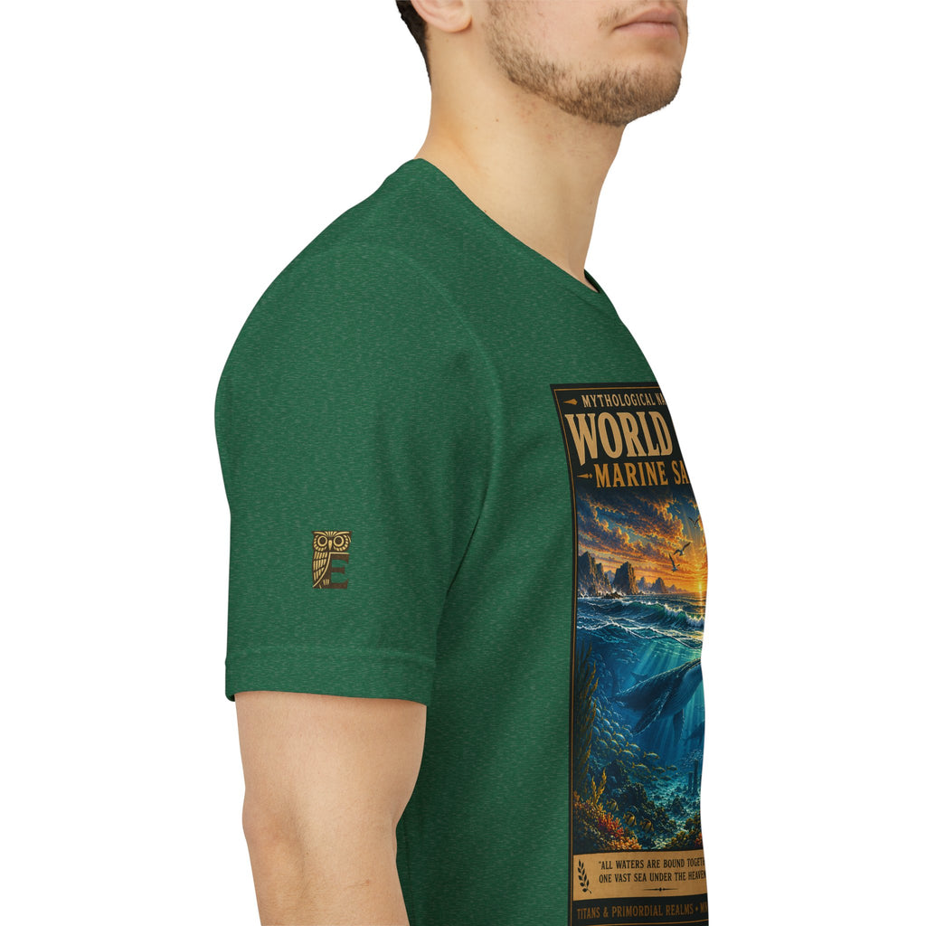 Mythological National Parks COLLECTION V- #050-050 TITANS & PRIMORDIAL REALMS | Vintage nature poster Tee | Mythological National Parks graphic shirt