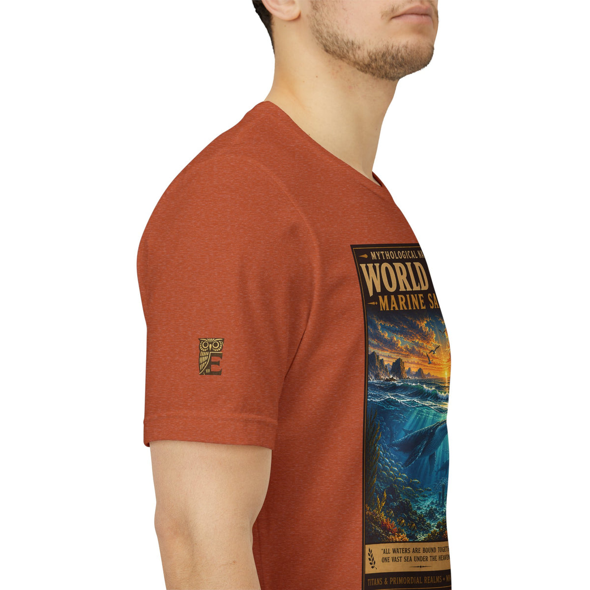 Mythological National Parks COLLECTION V- #050-050 TITANS & PRIMORDIAL REALMS | Vintage nature poster Tee | Mythological National Parks graphic shirt