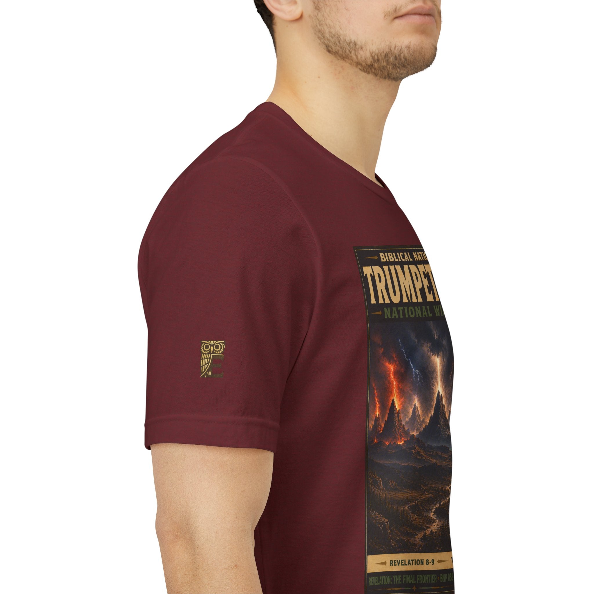Biblical National Parks Collection X- #058/061 - Revelation: The Final Frontier | Revelation 8-9 | Vintage nature poster Tee | Biblical national parks graphic shirt