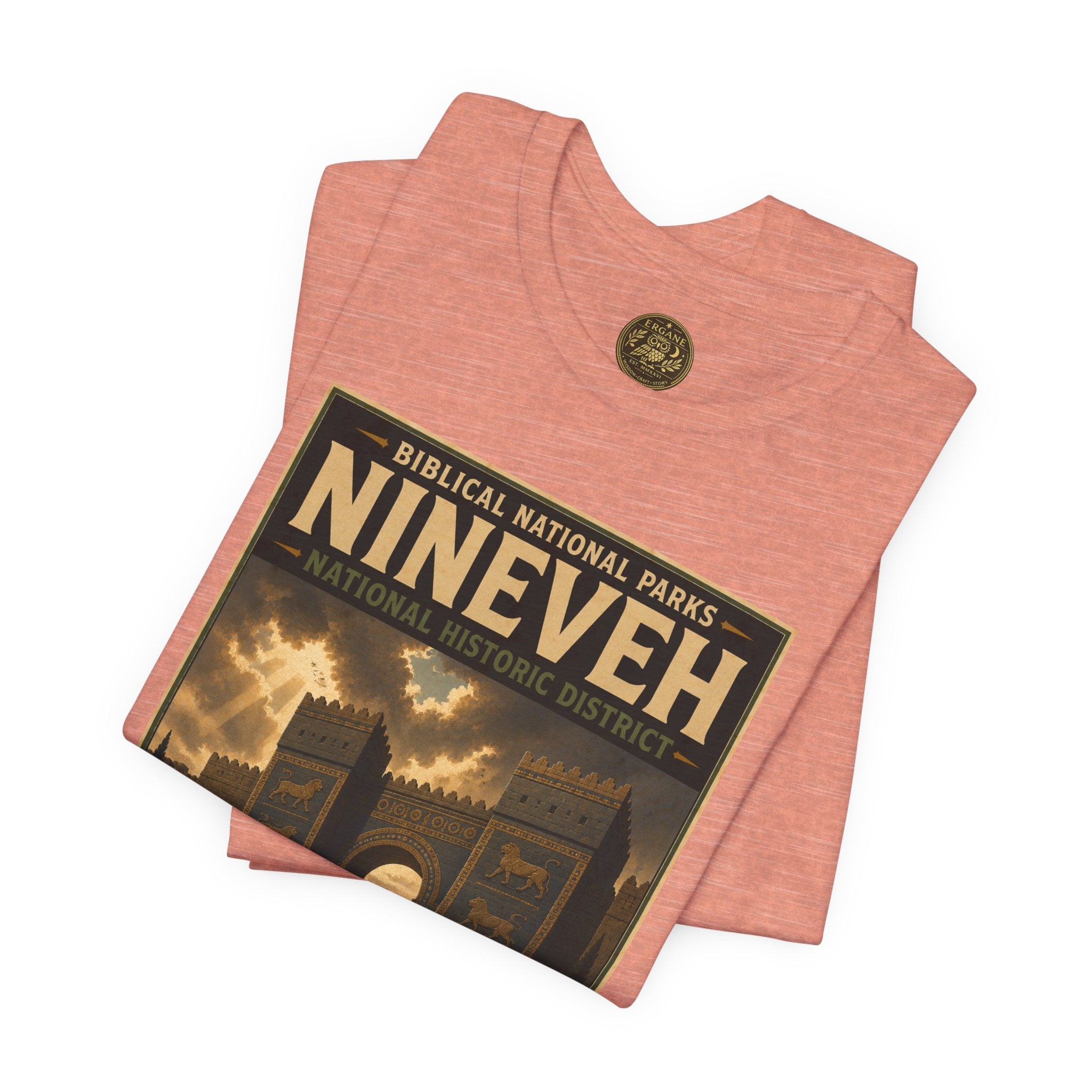 Biblical National Parks Collection V- Prophets & Wonders #029/030 Jonah 3 | Vintage nature poster Tee | Biblical national parks graphic shirt