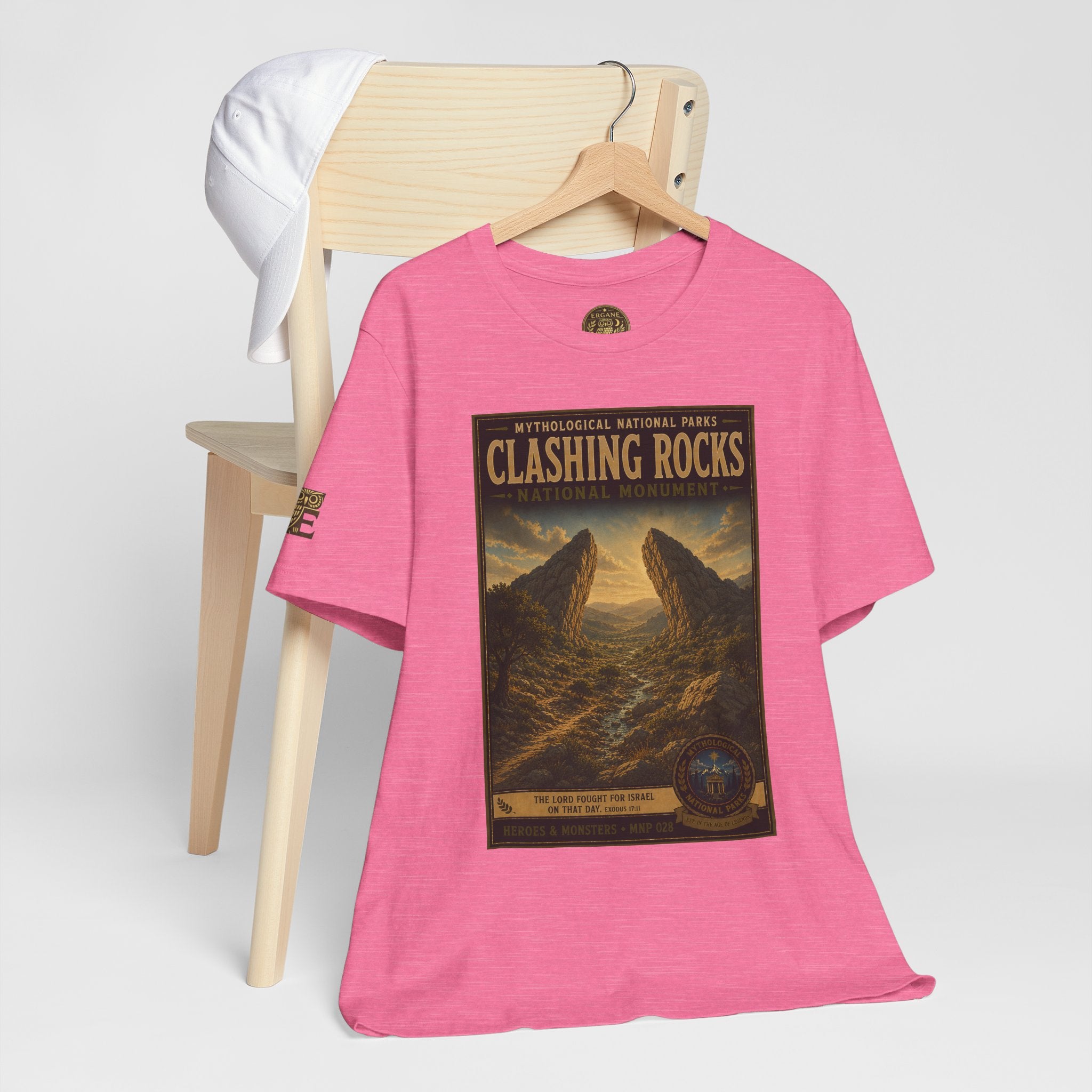 Mythological National Parks Collection III- #028-028 - Heros & Monsters | Vintage nature poster Tee | Mythological National Parks graphic shirt