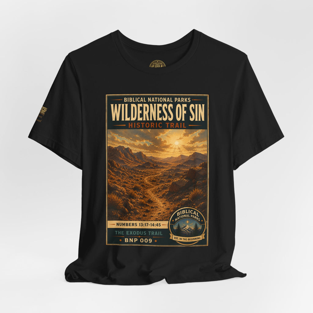 Biblical National Parks Collection II- The Exodus Trail #009/013 Exodus 13: 17 - 14:45 | Vintage nature poster Tee | Biblical national parks graphic shirt