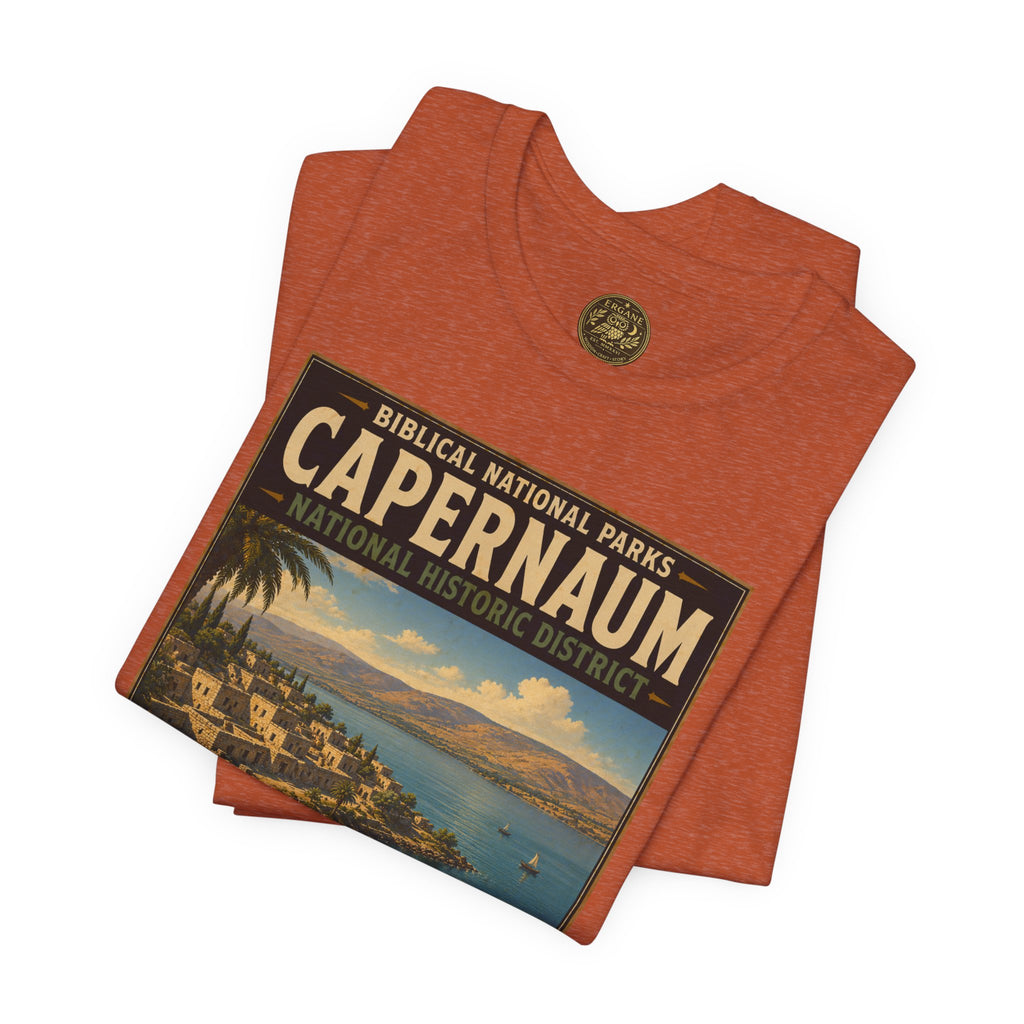 Biblical National Parks Collection VI- Galilee #032/035 Matthew 4 & Mark 1-2 | Vintage nature poster Tee | Biblical national parks graphic shirt