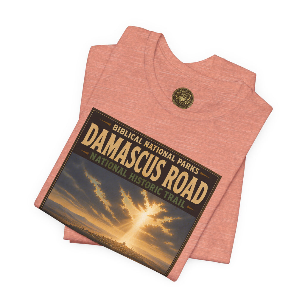 Biblical National Parks Collection VIII- The Apostles' Trails #042/049 | Acts 9 | Vintage nature poster Tee | Biblical national parks graphic shirt
