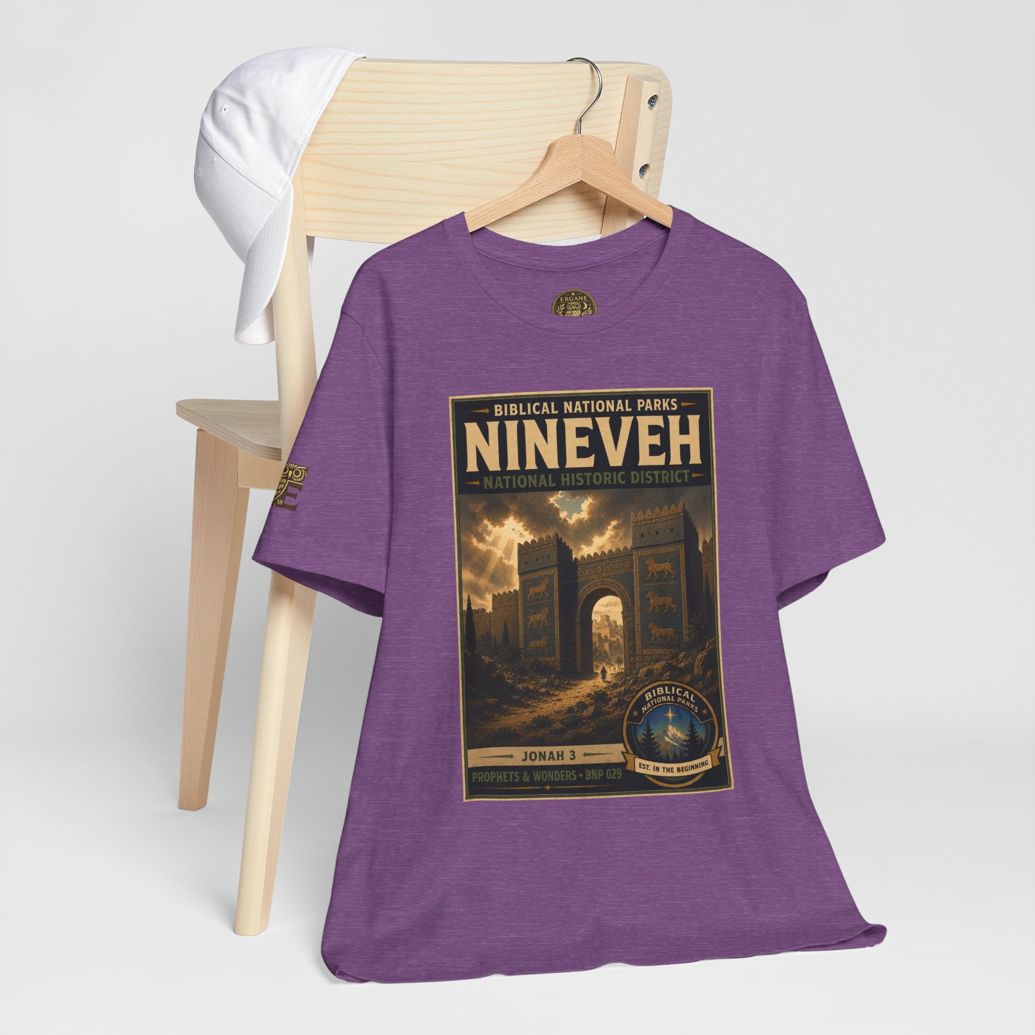 Biblical National Parks Collection V- Prophets & Wonders #029/030 Jonah 3 | Vintage nature poster Tee | Biblical national parks graphic shirt