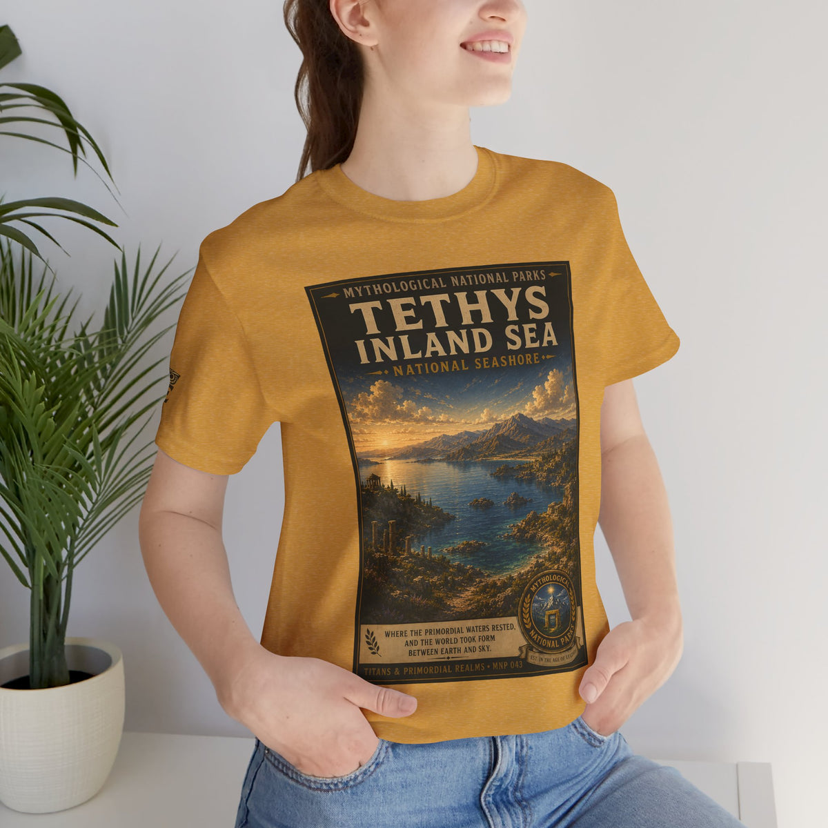 Mythological National Parks COLLECTION V- #043-050 TITANS & PRIMORDIAL REALMS | Vintage nature poster Tee | Mythological National Parks graphic shirt