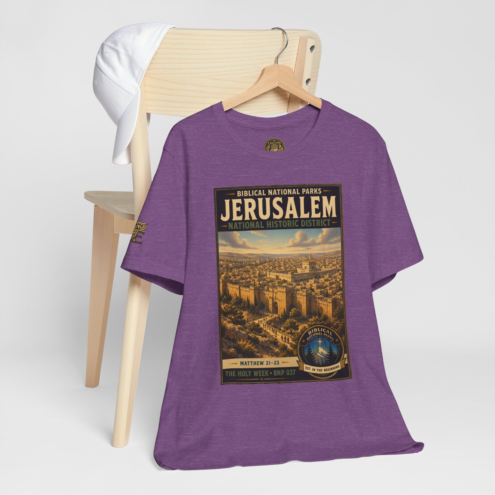 Biblical National Parks Collection VII- The Holy Week #037/041 | Matthew 21-23 | Vintage nature poster Tee | Biblical national parks graphic shirt