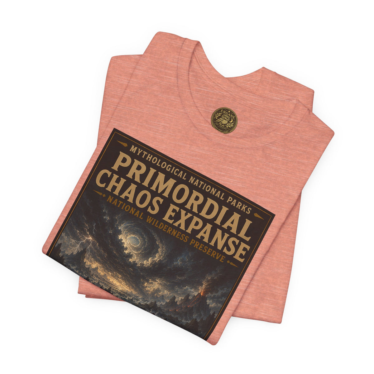 Mythological National Parks COLLECTION V- #049-050 TITANS & PRIMORDIAL REALMS | Vintage nature poster Tee | Mythological National Parks graphic shirt