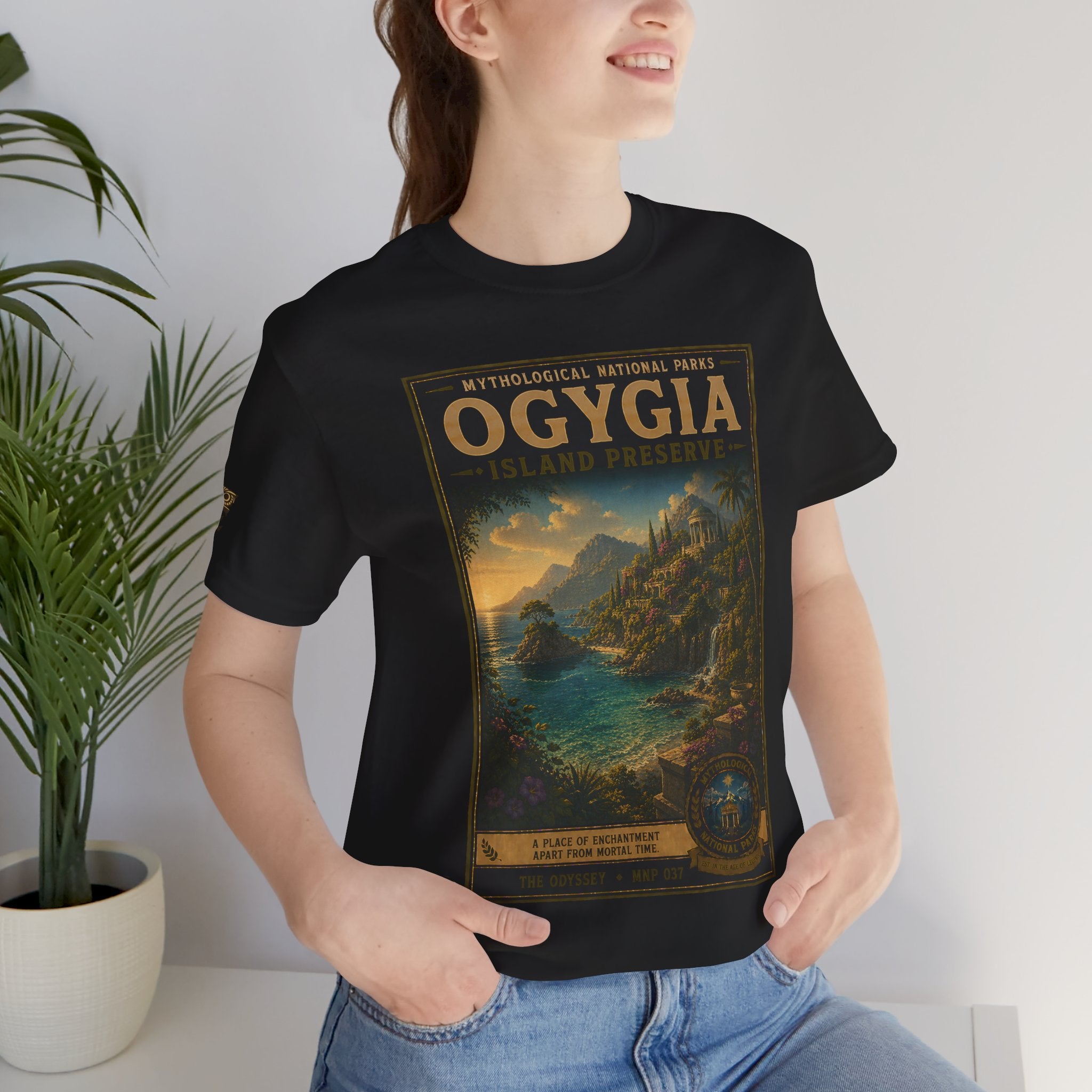 Mythological National Parks Collection IV- #037-038 - THE ODYSSEY | Vintage nature poster Tee | Mythological National Parks graphic shirt