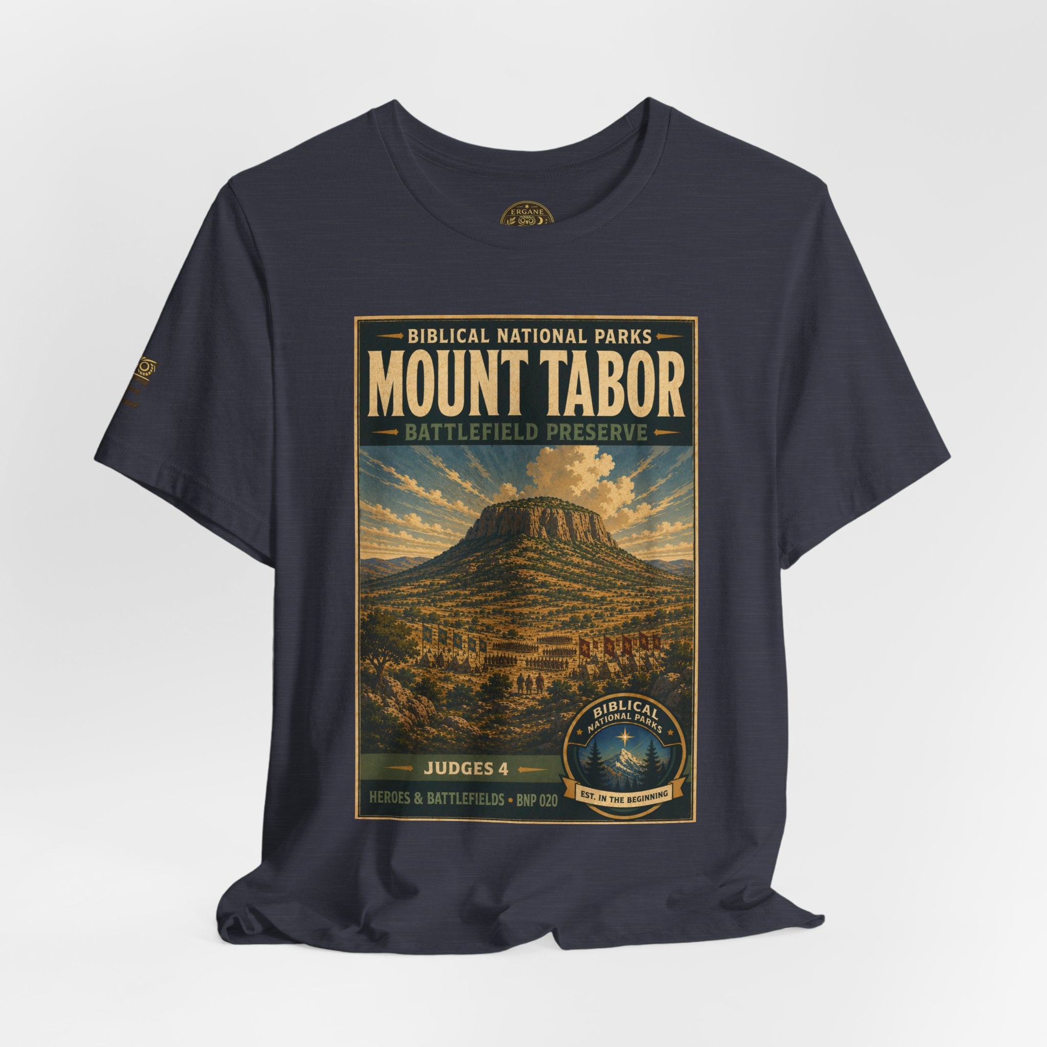 Biblical National Parks Collection IV- Heros & Battlefields #020/023 Judges 4 | Vintage nature poster Tee | Biblical national parks graphic shirt