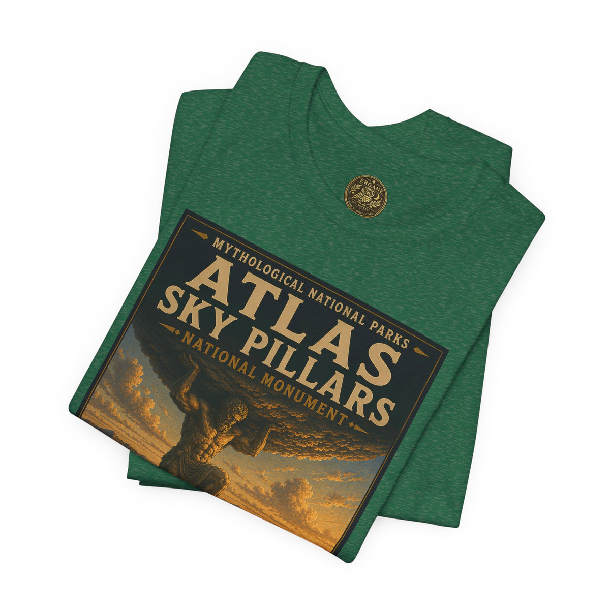 Mythological National Parks COLLECTION V- #044-050 TITANS & PRIMORDIAL REALMS | Vintage nature poster Tee | Mythological National Parks graphic shirt