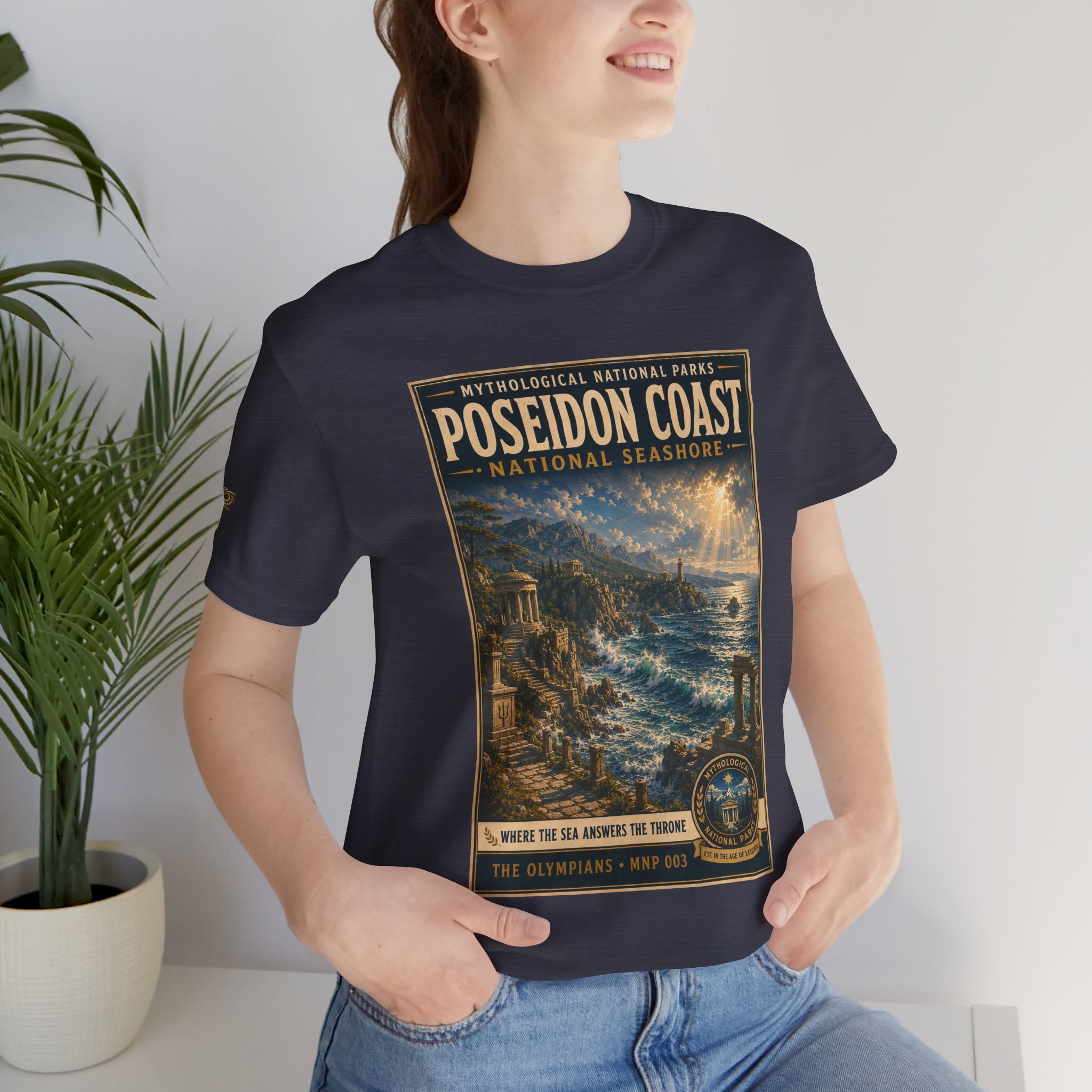 Mythological National Parks Collection I- #003-007 - The Olympians | Vintage nature poster Tee | Mythological National Parks graphic shirt